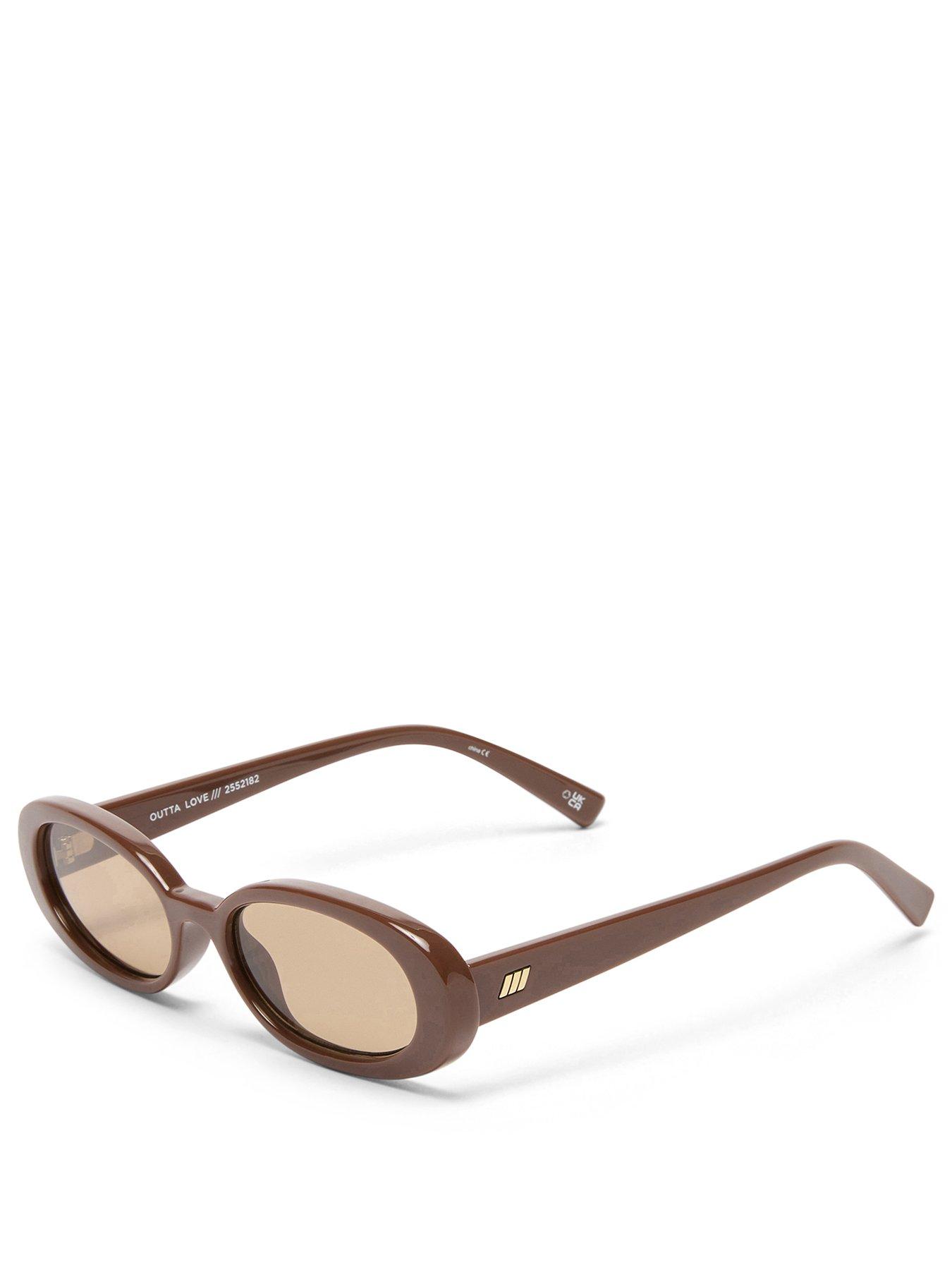 Image 2 of 4 of LE SPECS Outta Love Cocoa Sunglasses - Brown
