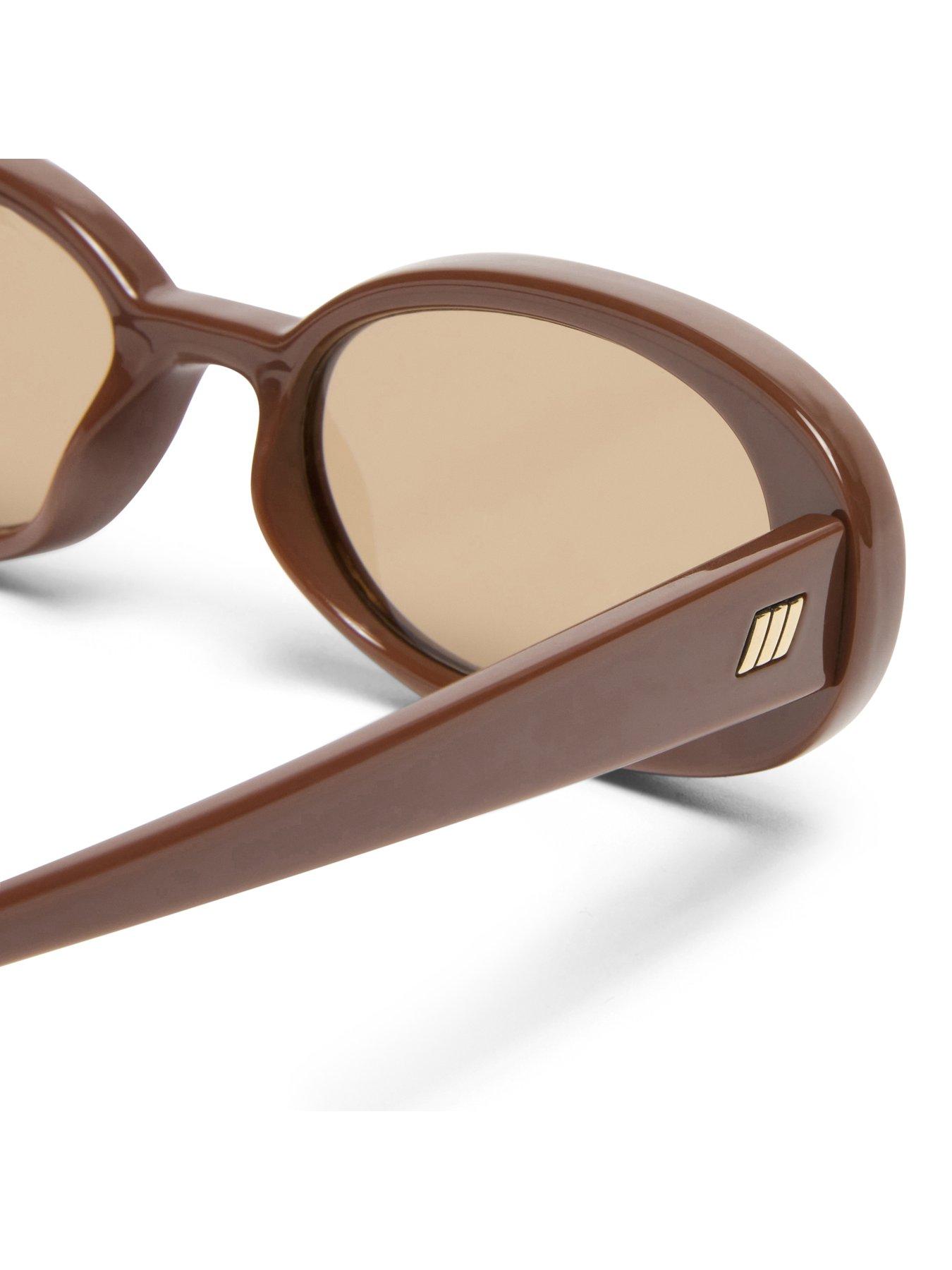 Image 3 of 4 of LE SPECS Outta Love Cocoa Sunglasses - Brown