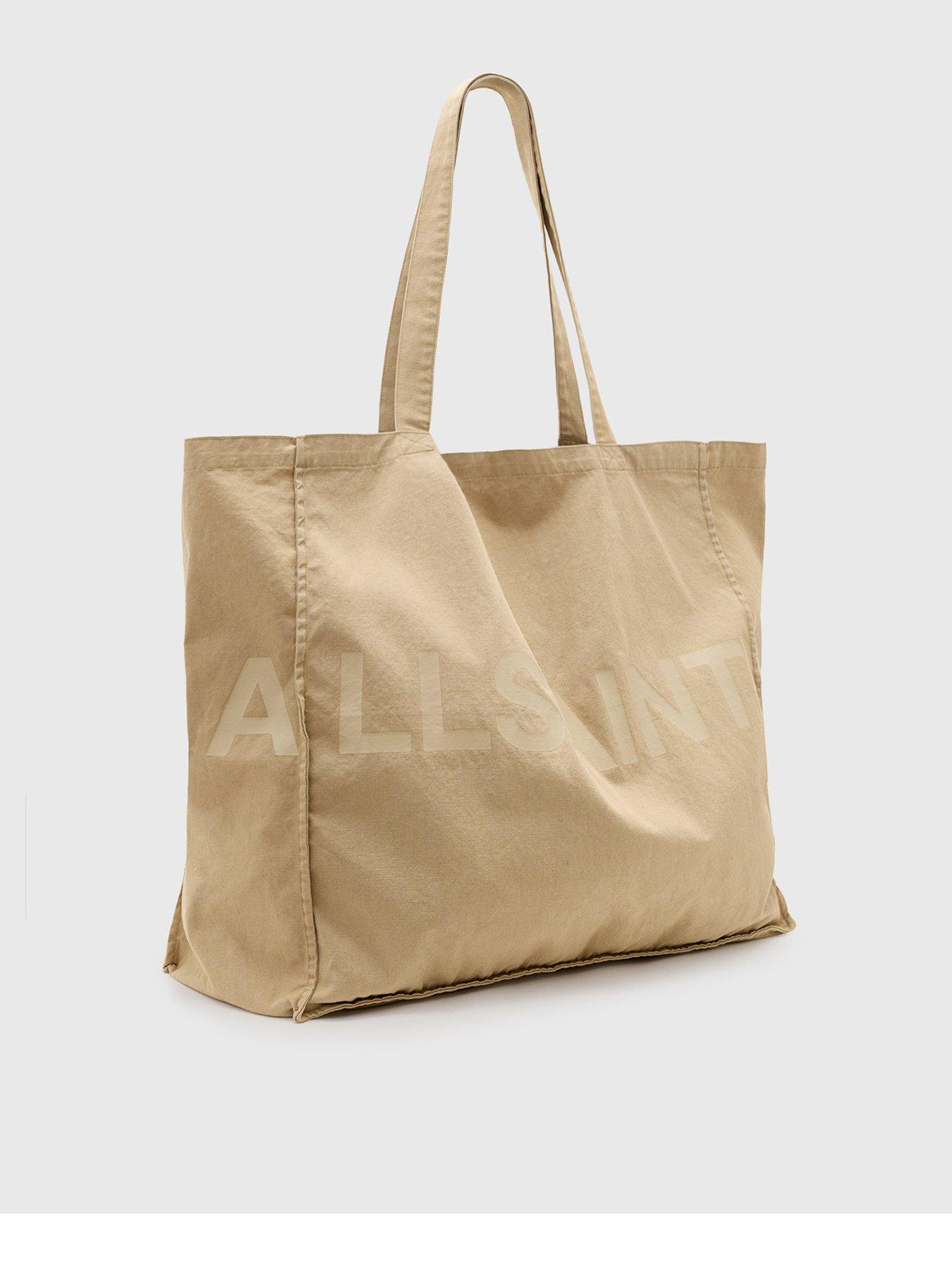 Image 3 of 4 of AllSaints Large Biggy Tote - Beige