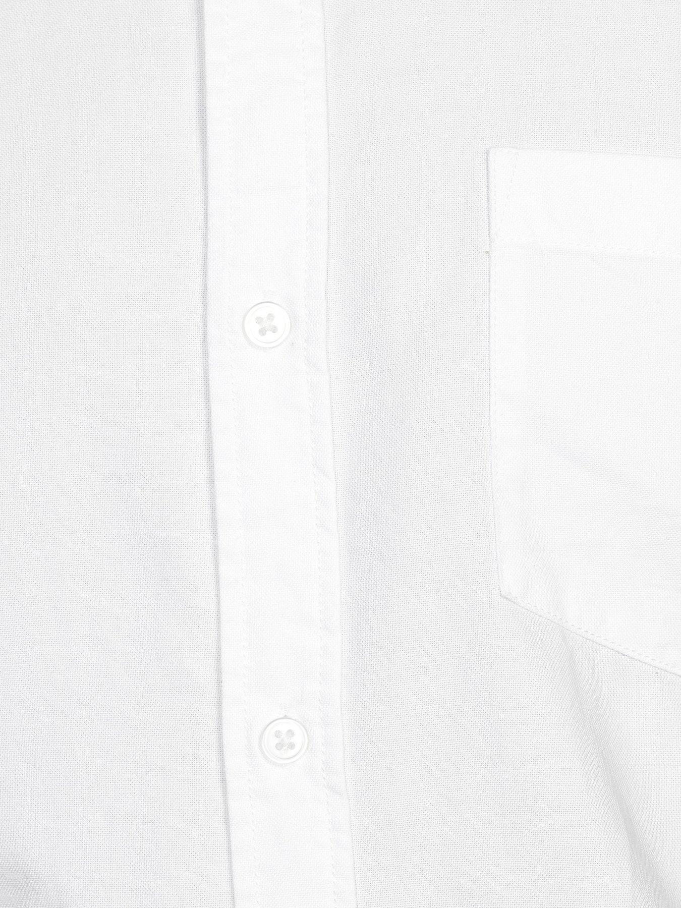 Image 7 of 7 of Very Man 2 Pack Long Sleeve Oxford Shirt - Navy/White