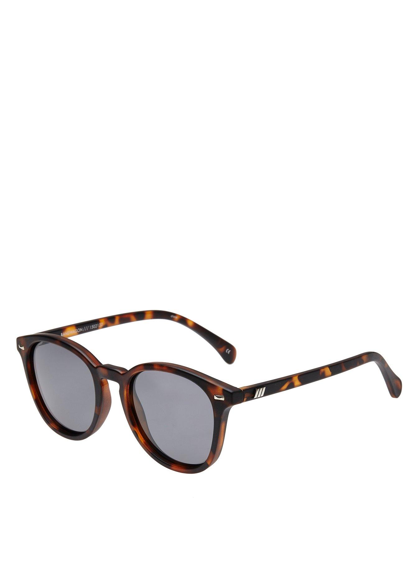 LE SPECS Bandwagon Matte Tort Sunglass - Brown