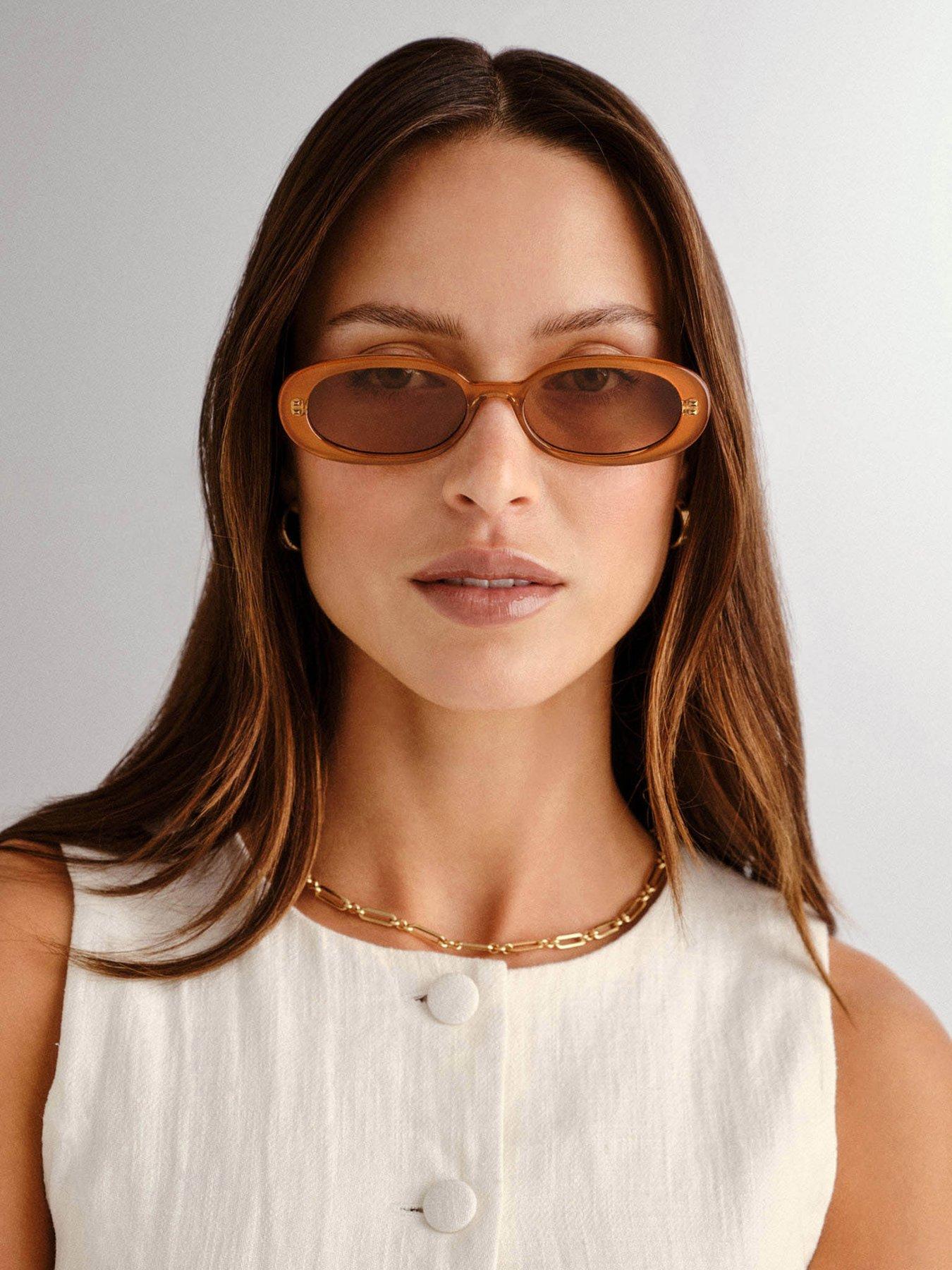 LE SPECS Outta Love Caramel Sunglasses - Brown