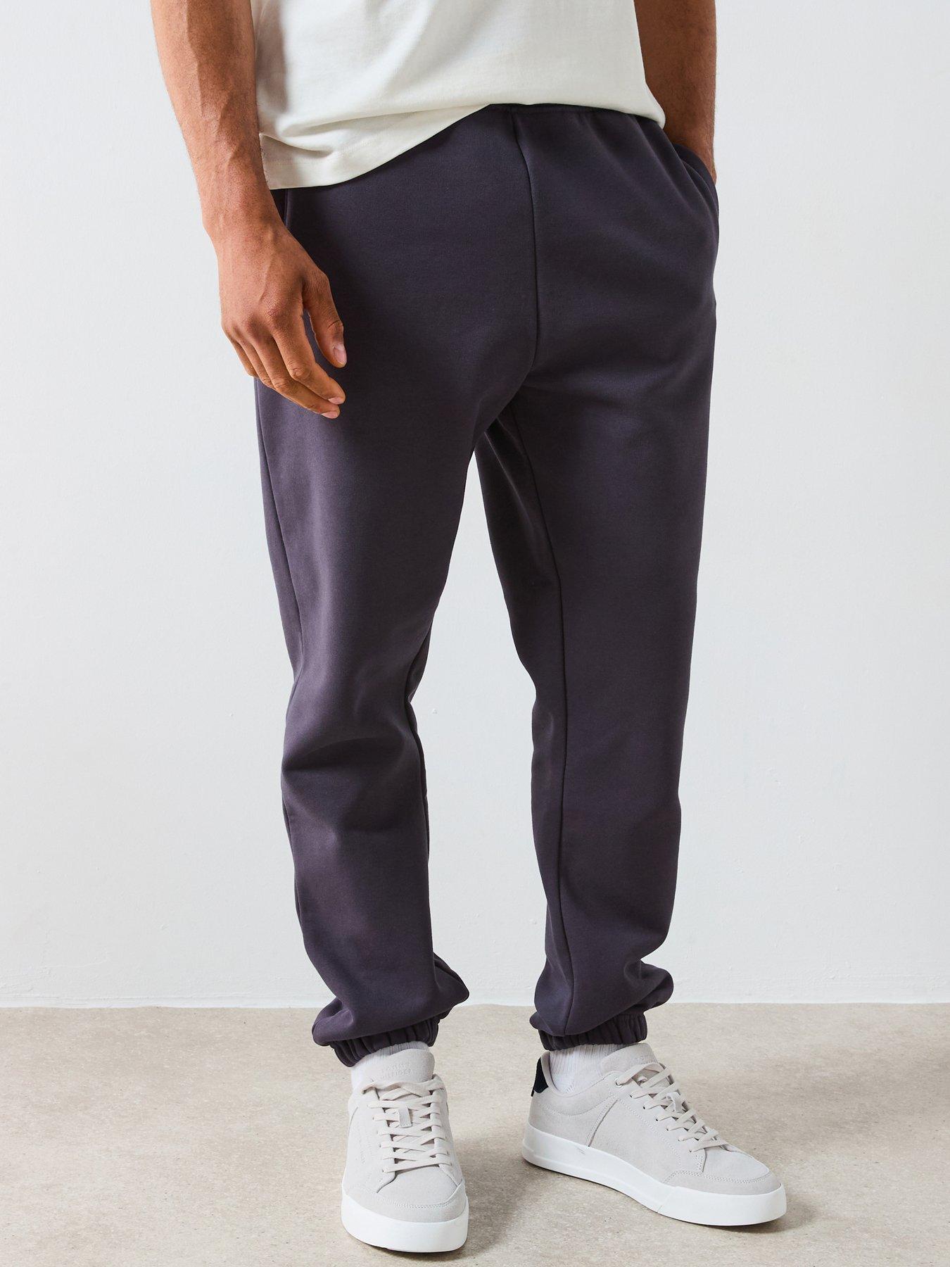 The Very Collection Heavyweight Relaxed Fit Joggers - Charcoal