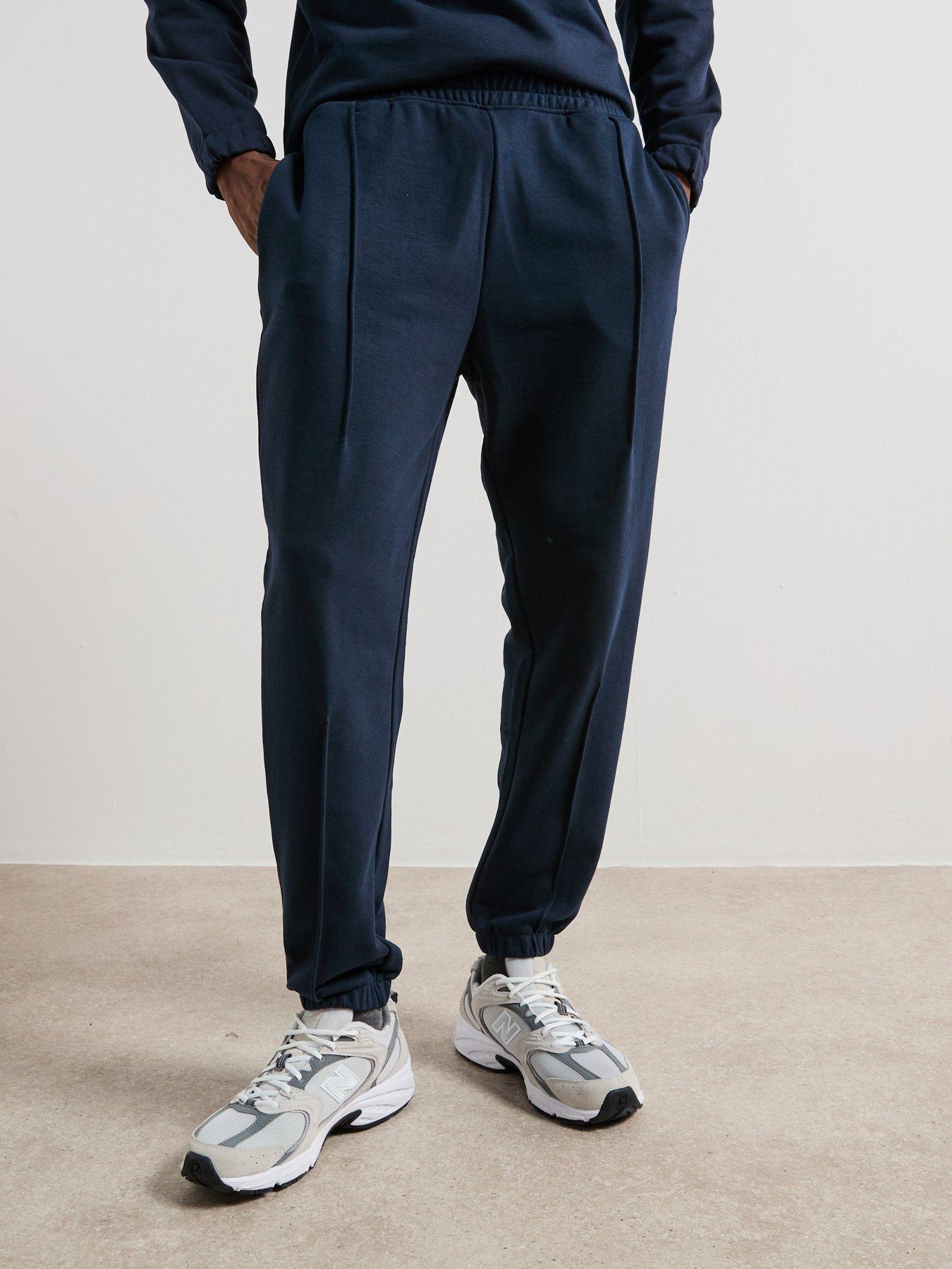 undefined Heavyweight Oversized Fit Darted Jogger - Navy