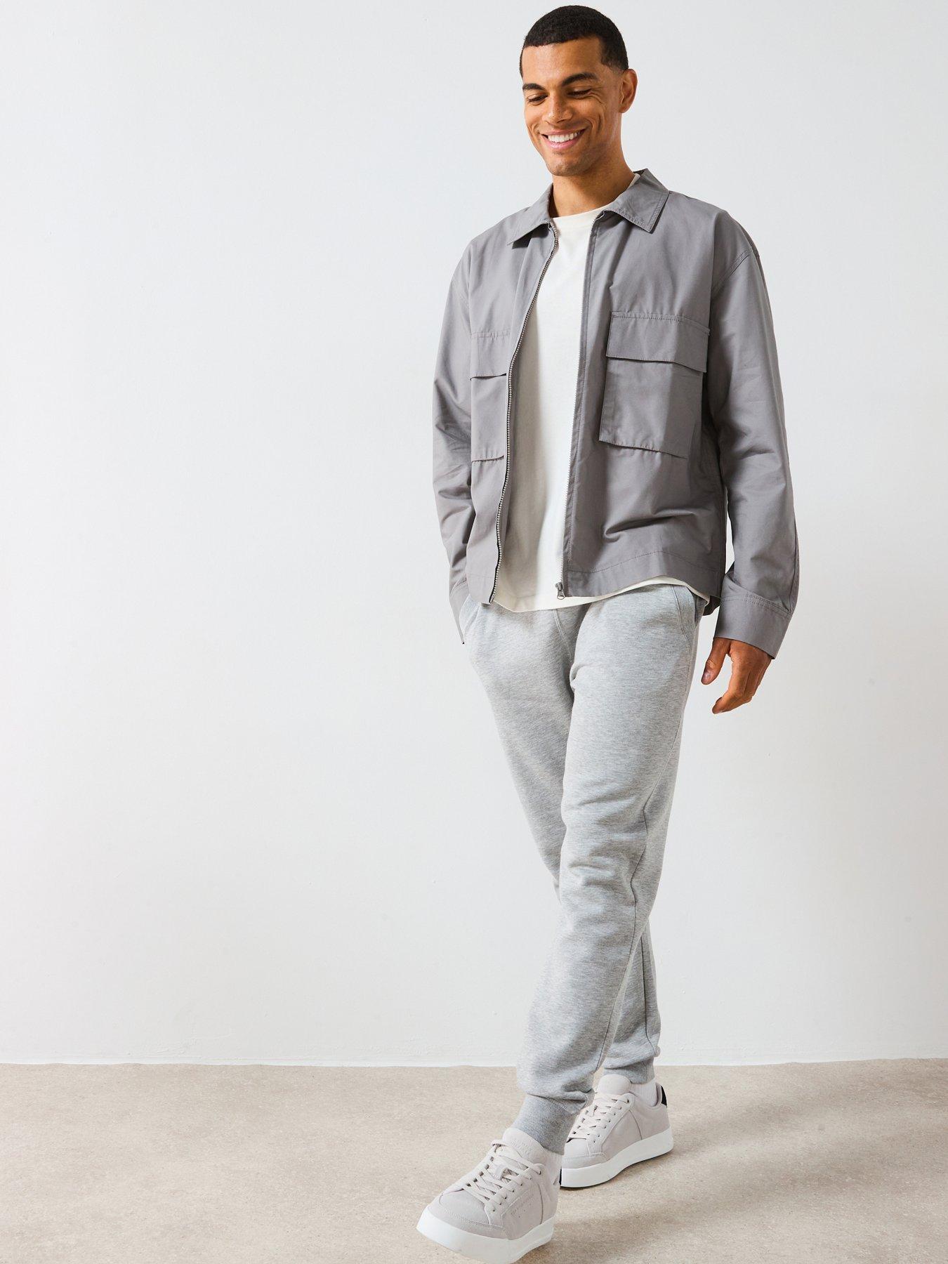 Image 5 of 6 of Very Man Essential Jogger - Grey Marl