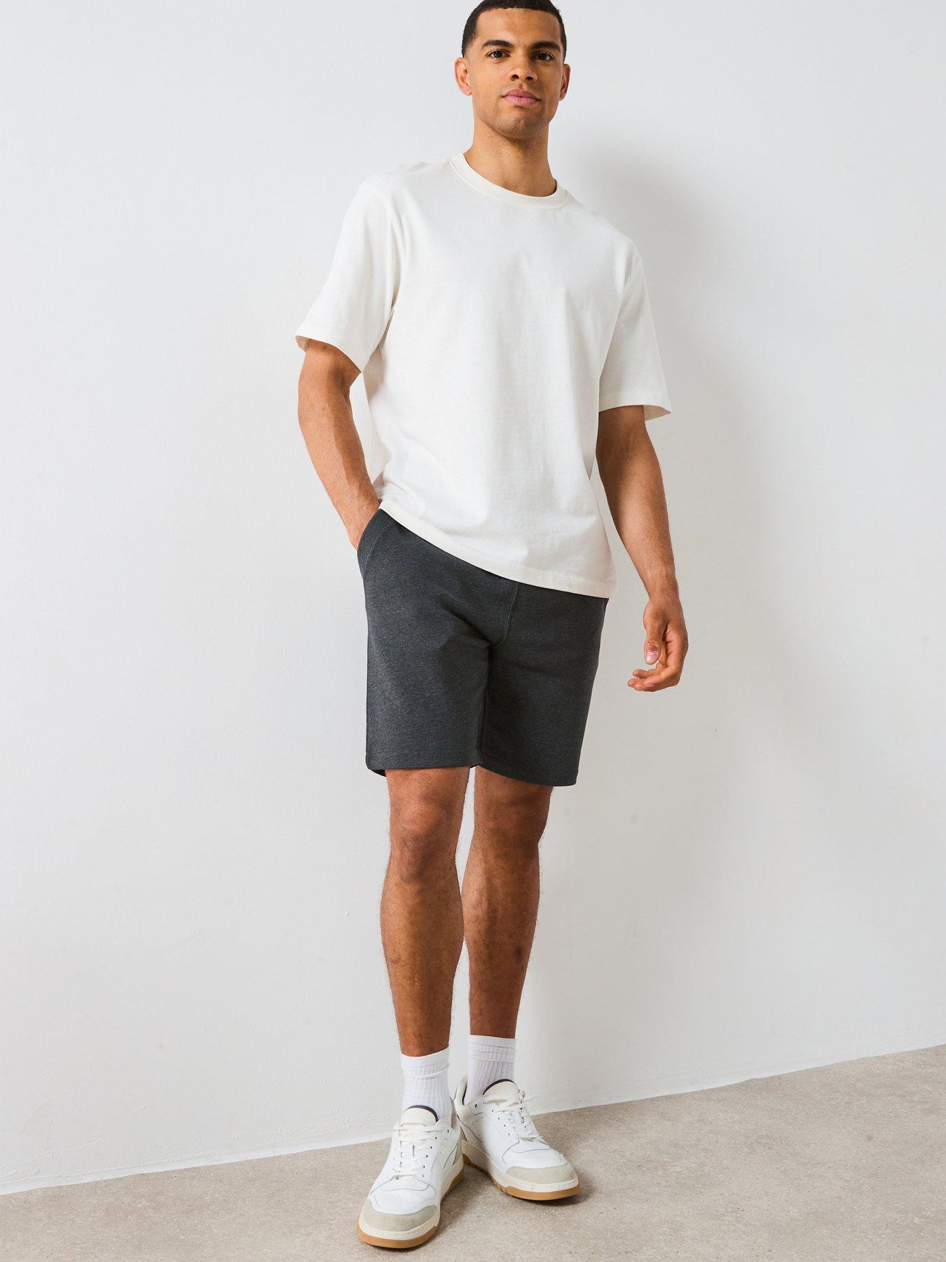 undefined Essential Jogger Short - Charcoal
