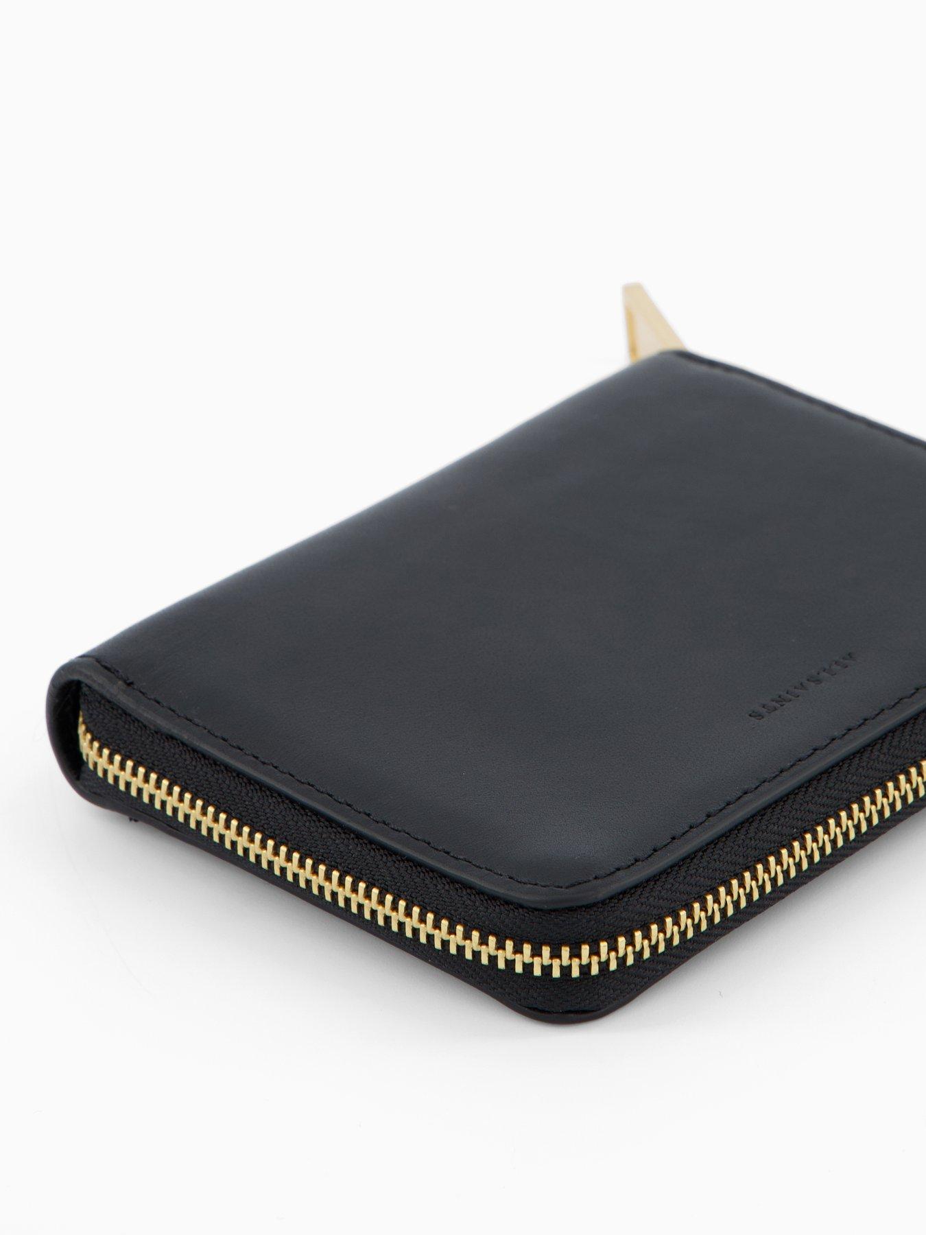 AllSaints Lena Hex Zip Wallet - Black | Very