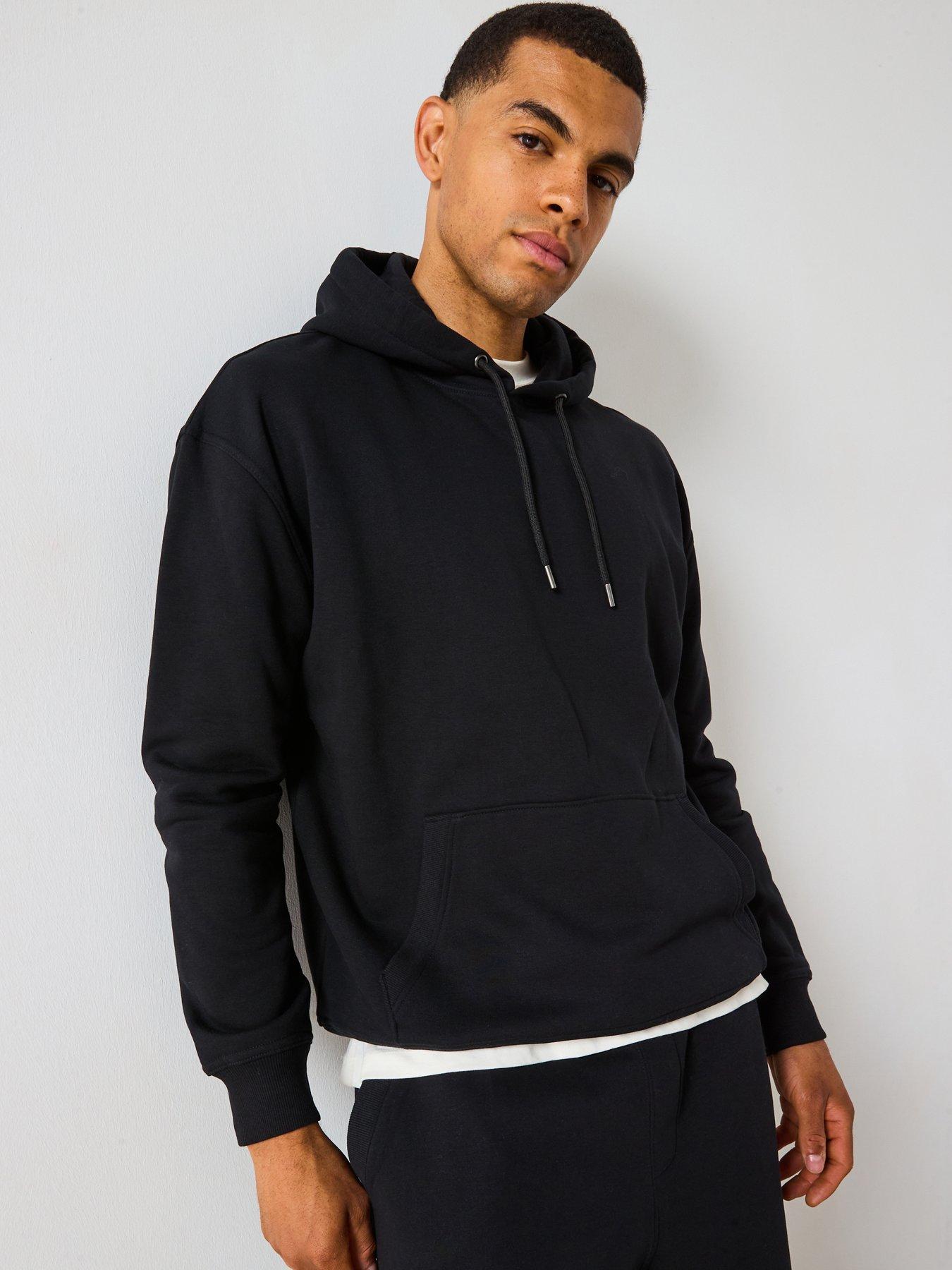 undefined Essential Oversized Hoodie - Black