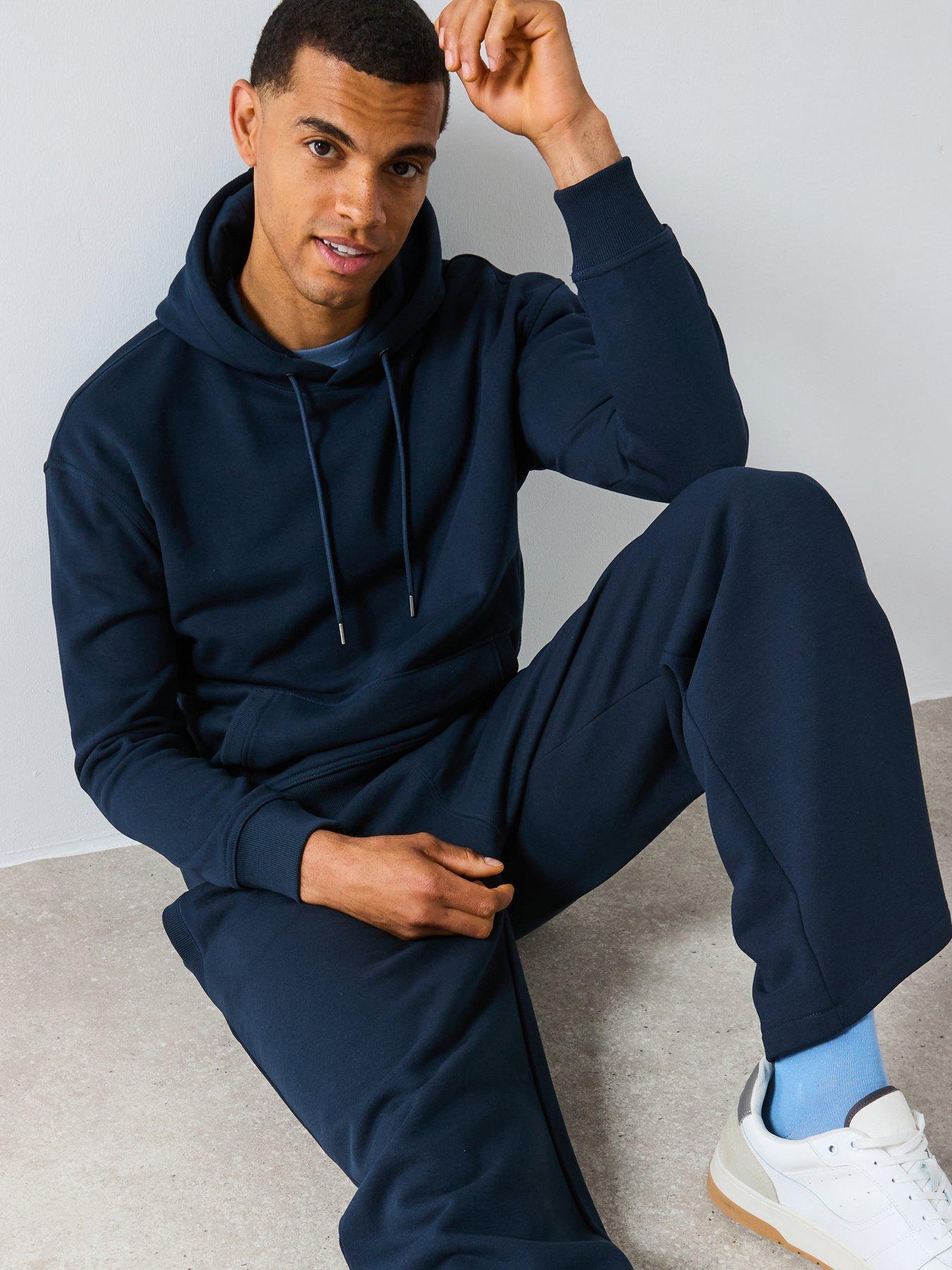 undefined Essential Oversized Hoodie - Navy