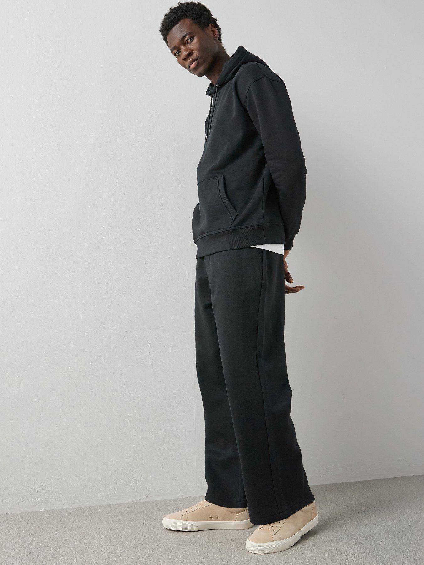 Image 1 of 6 of The Very Collection Cotton Blend Essential Loose Fit Jogger - Black