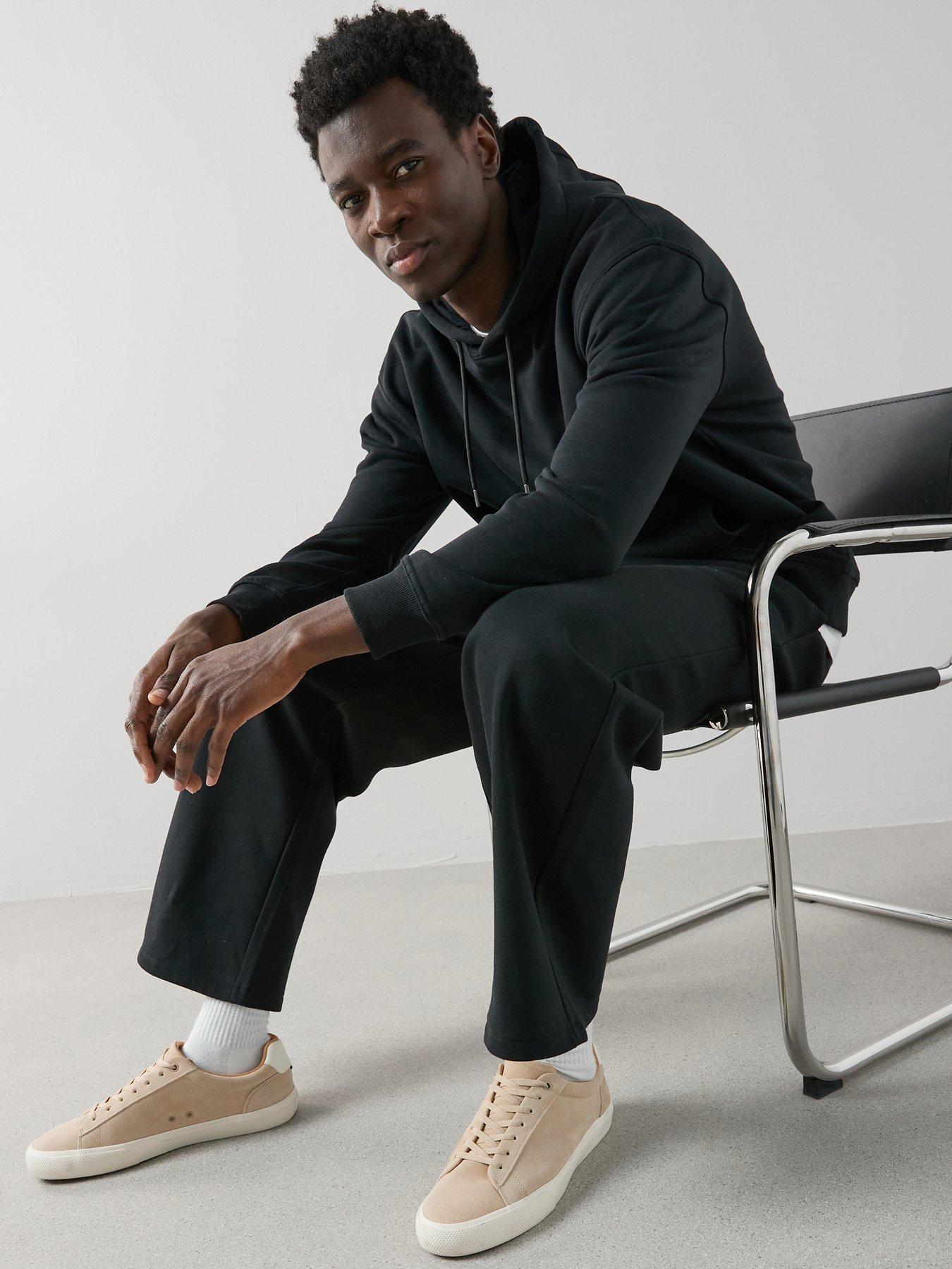 Image 6 of 6 of The Very Collection Cotton Blend Essential Loose Fit Jogger - Black