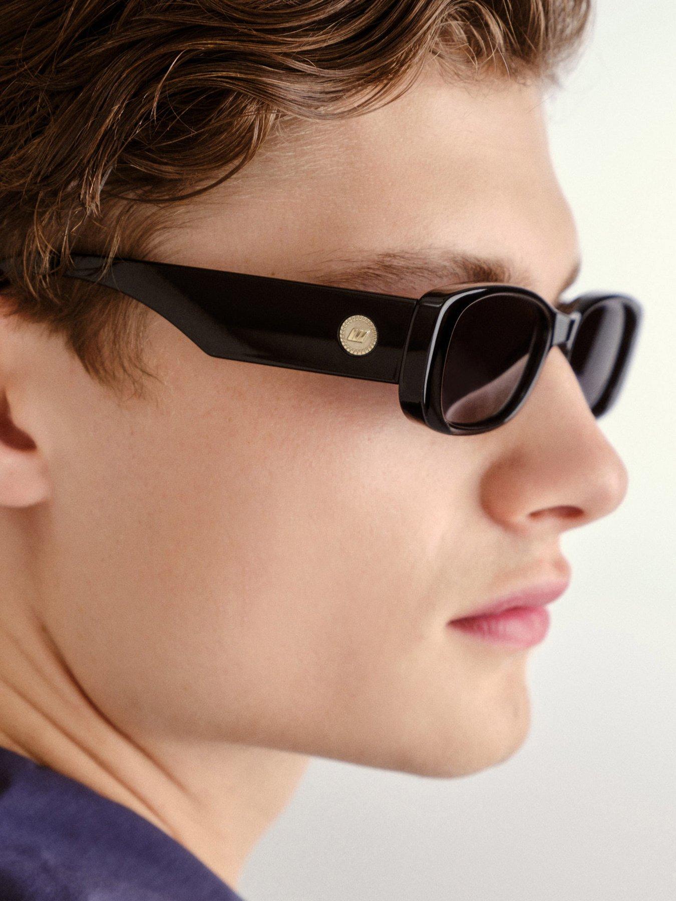 Image 4 of 4 of LE SPECS Unreal Shiny Sunglasses - Black