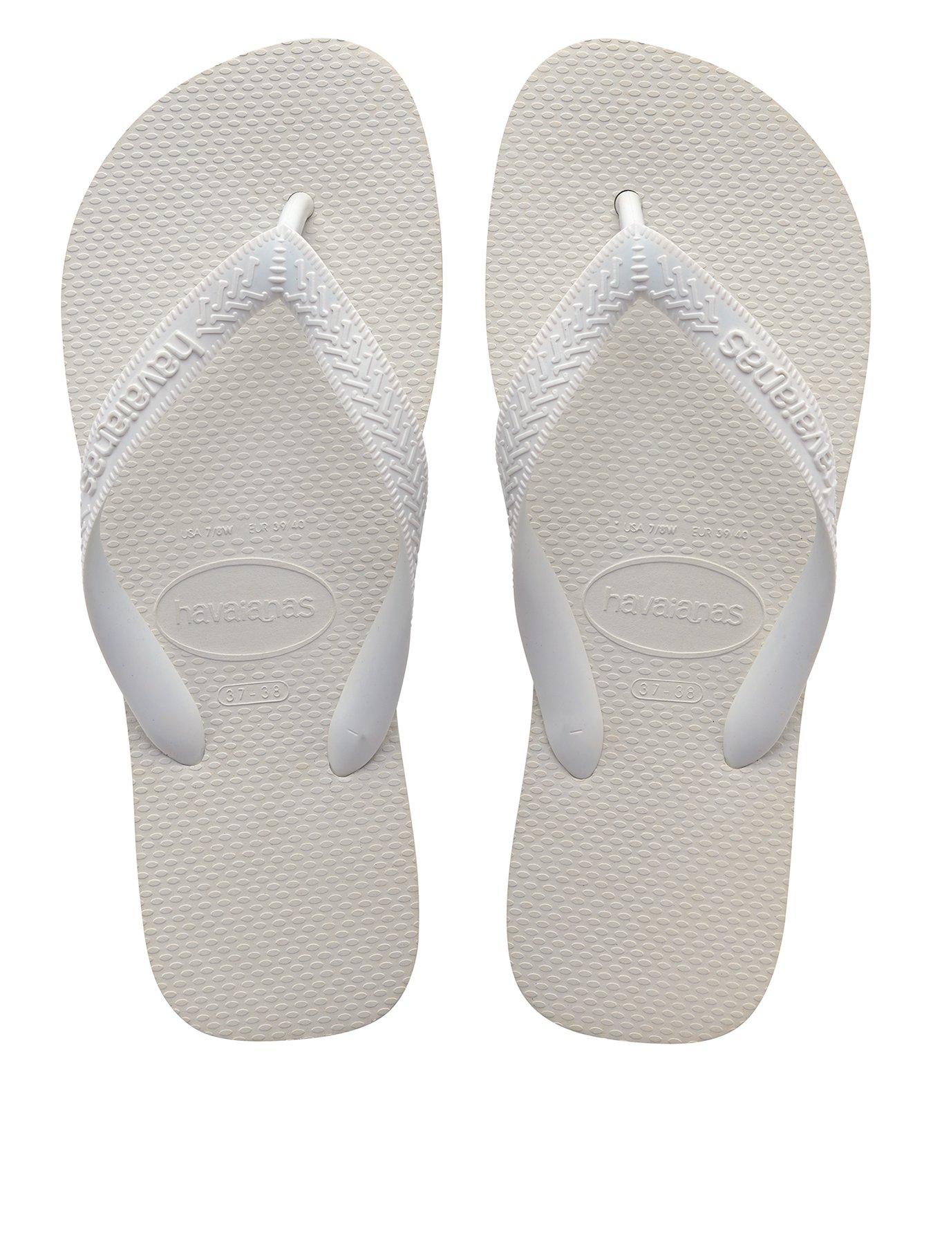 Havaianas Top Flip Flop, White, Size 6-7, Men