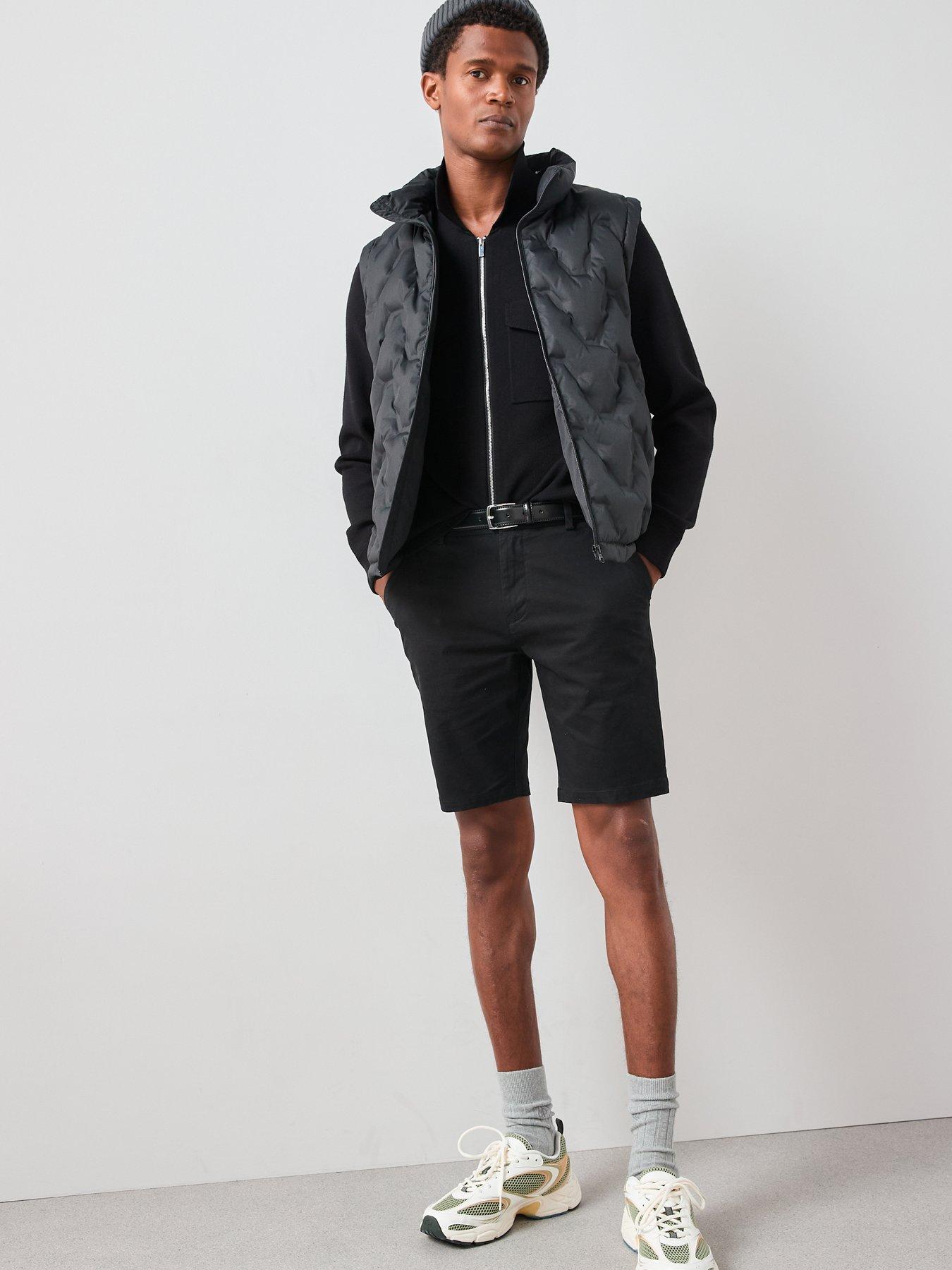 Image 3 of 7 of The Very Collection Midweight Knitted Zip Shacket - Black