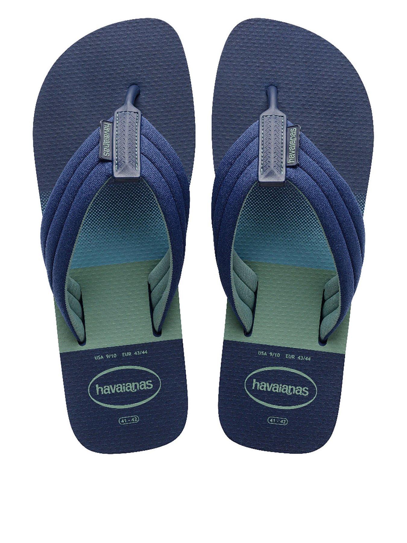 undefined Urban Print Flip Flop - Navy