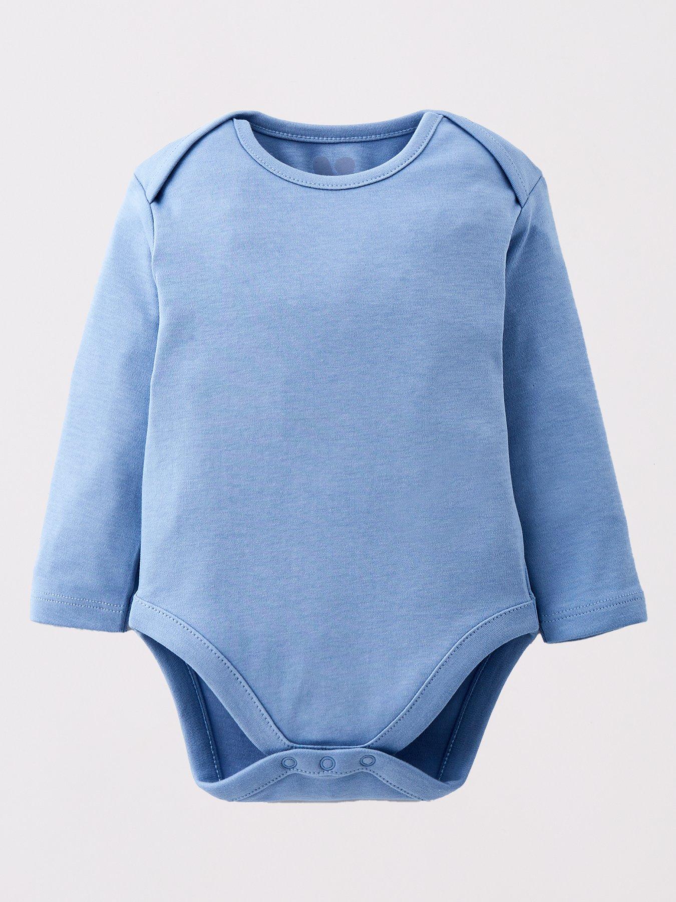 Image 2 of 5 of The Very Collection Baby Boy Long Sleeve 5 Pack Bodysuits (0-3 months - 18-24 months)