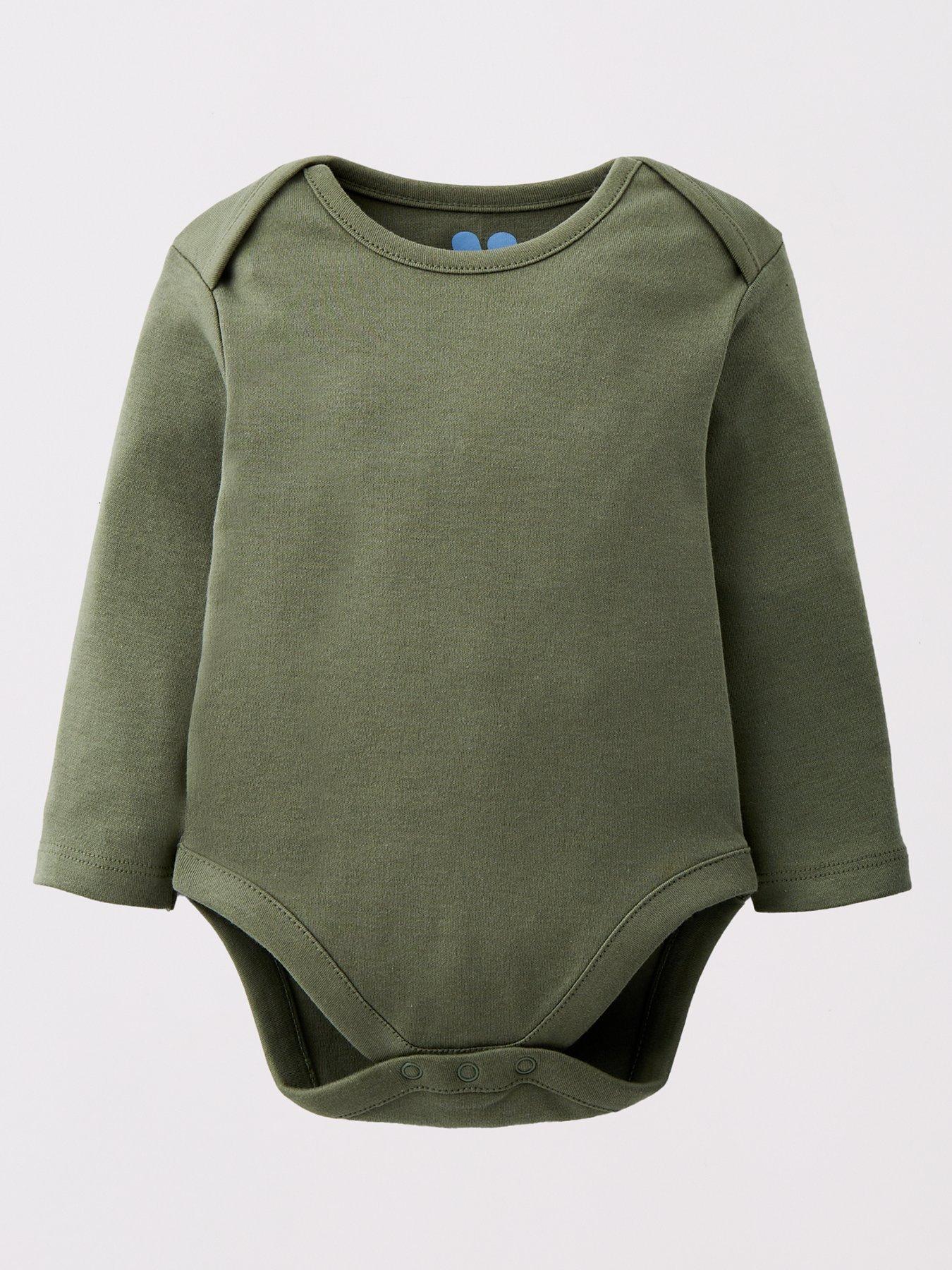 Image 3 of 5 of The Very Collection Baby Boy Long Sleeve 5 Pack Bodysuits (0-3 months - 18-24 months)