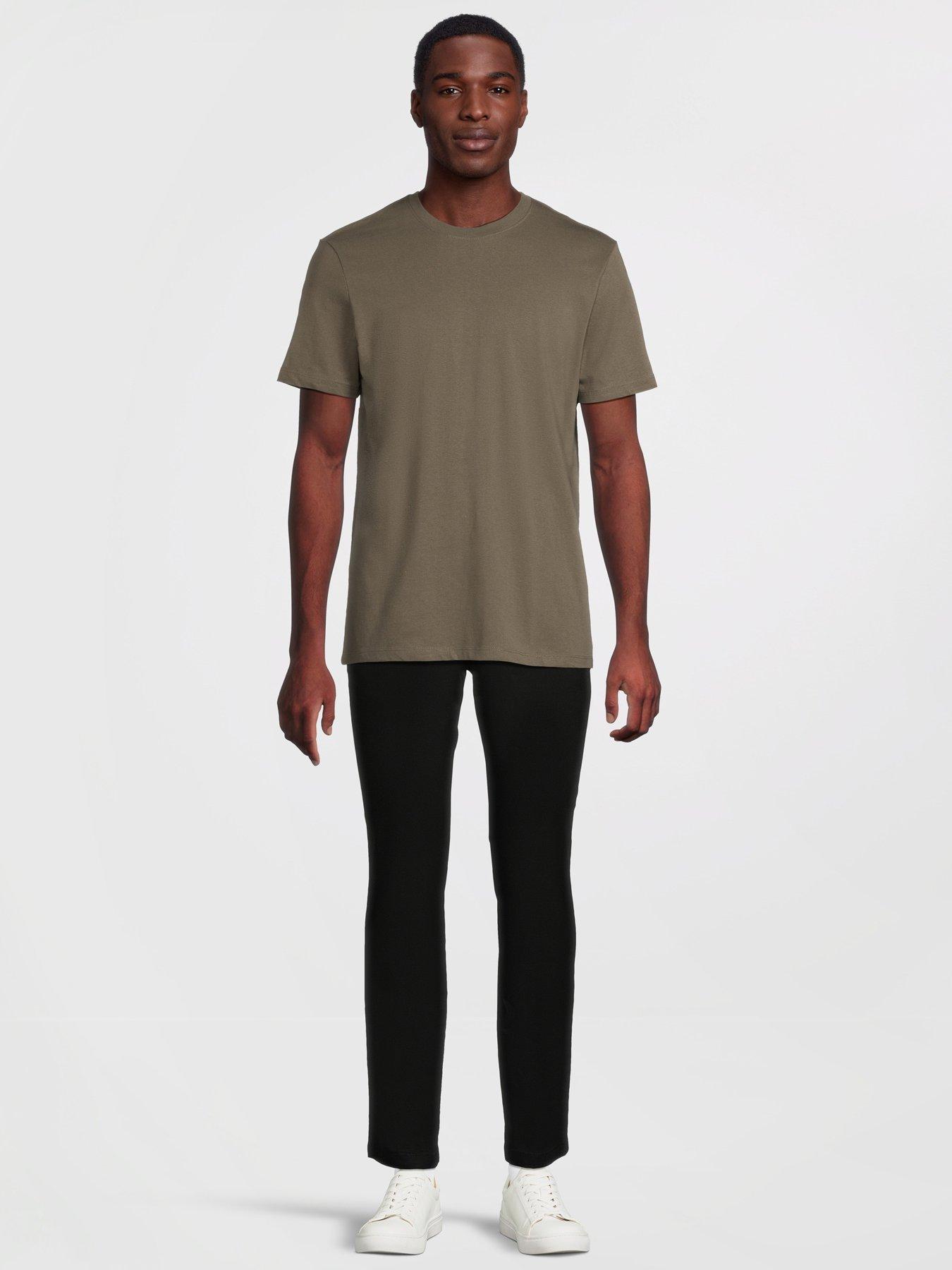 Image 4 of 6 of Very Man 2 Pack Slim Chino Trousers - Black