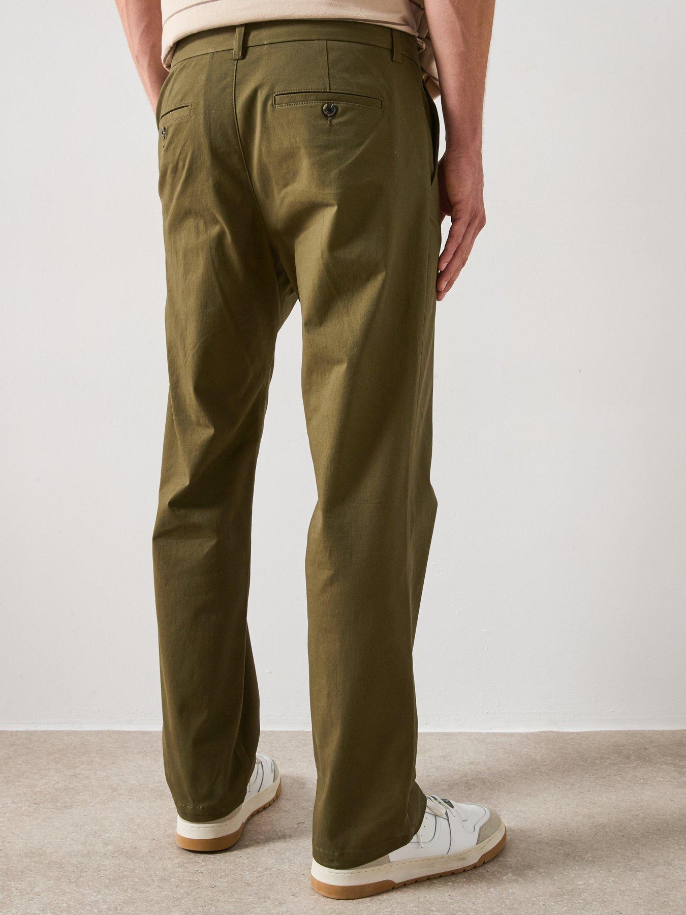 Image 2 of 6 of Very Man Loose Fit Chino Trouser - Khaki