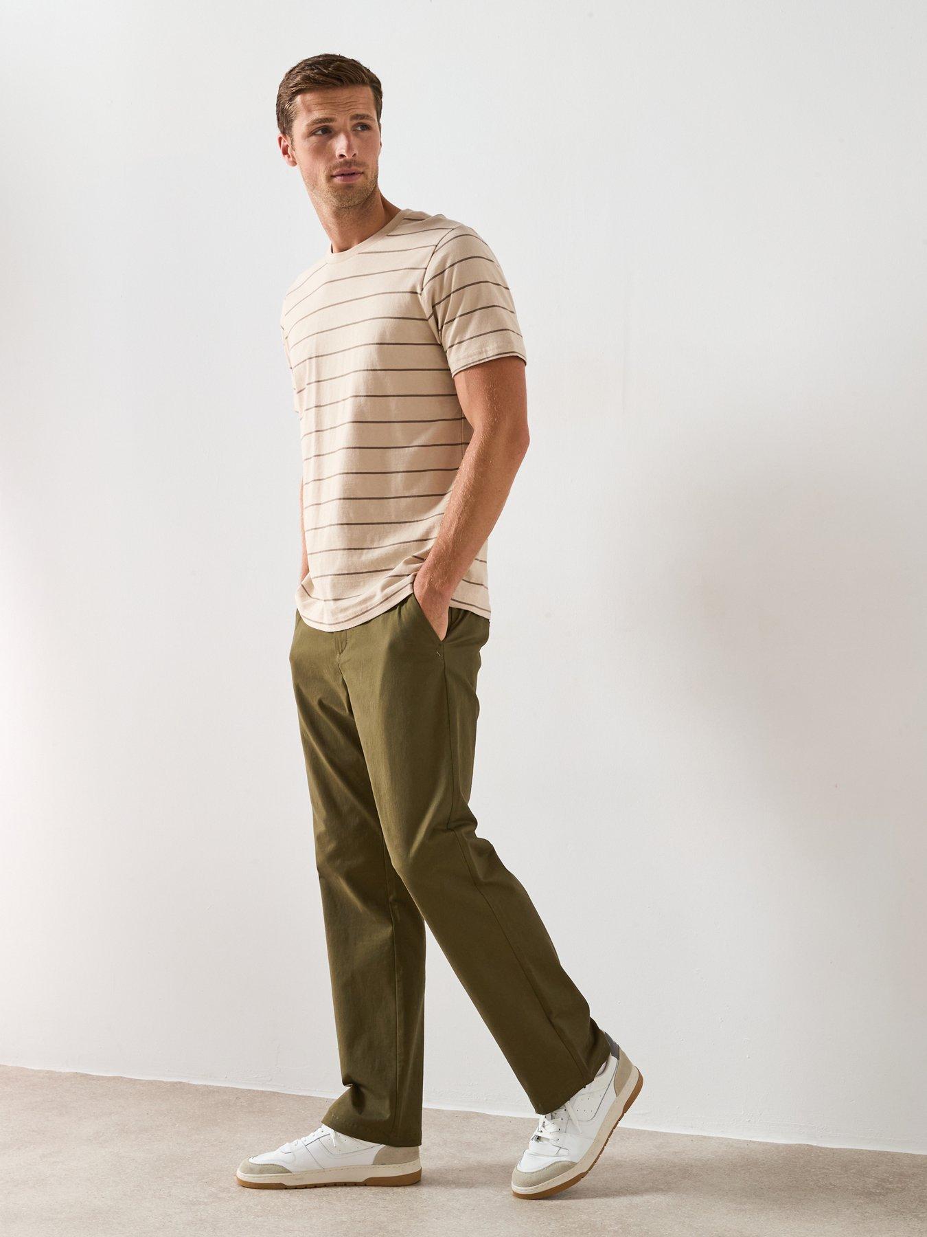 Image 3 of 6 of Very Man Loose Fit Chino Trouser - Khaki