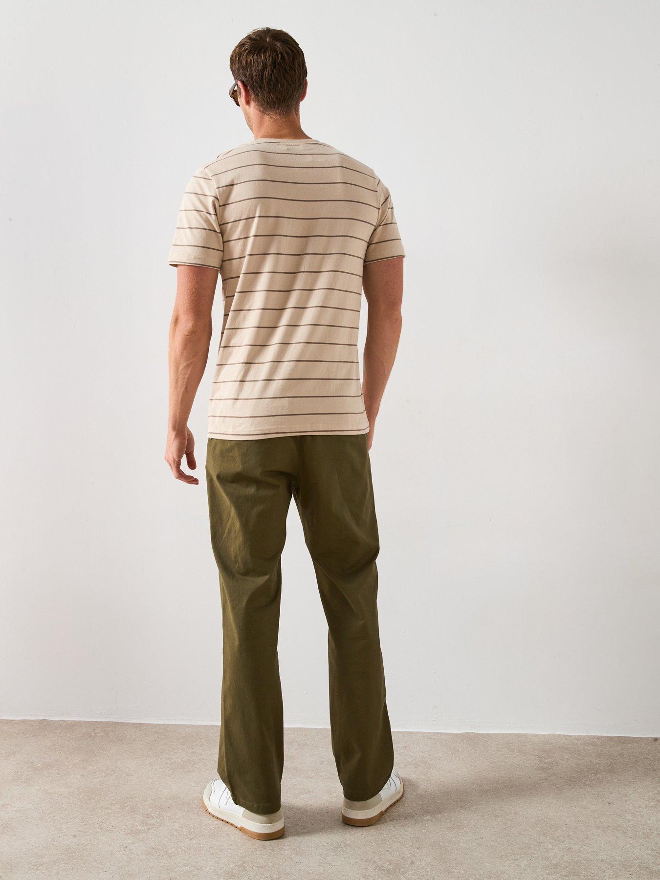 Image 5 of 6 of Very Man Loose Fit Chino Trouser - Khaki