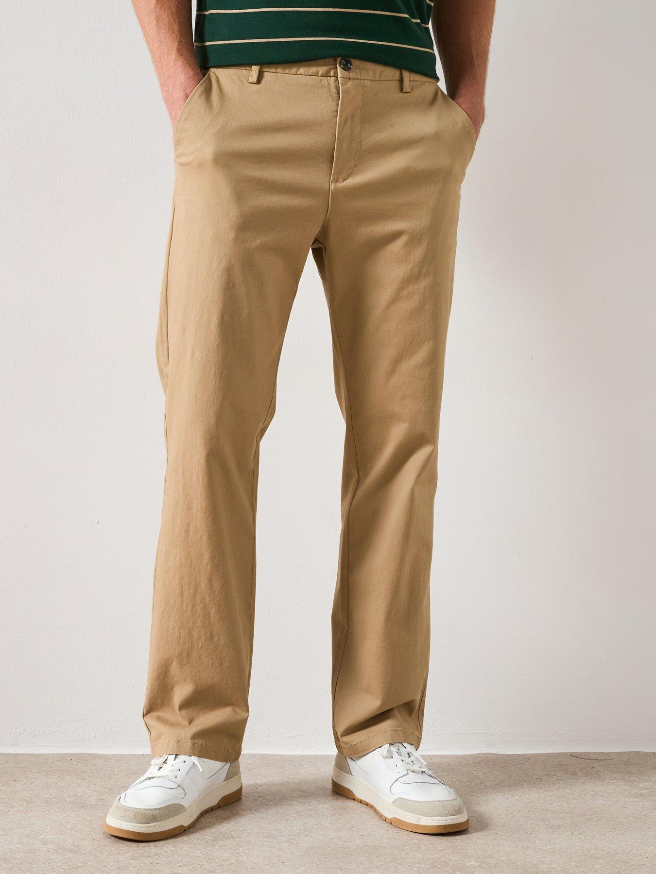 undefined Loose Fit Chino Trouser - Beige