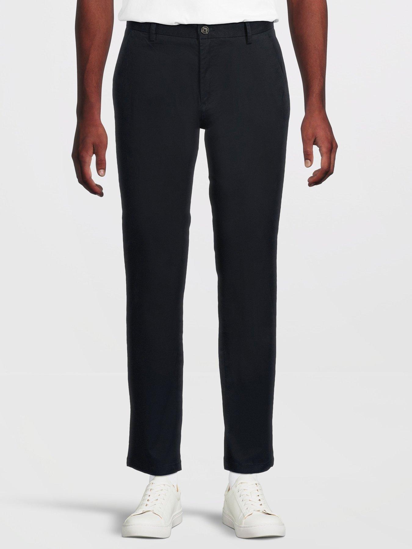 Image 2 of 6 of The Very Collection 2 Pack Cotton Rich Slim Chino Trousers - Navy/charcoal