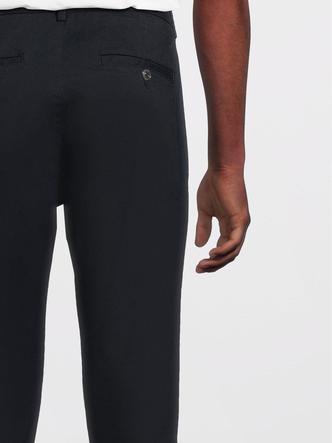 Image 6 of 6 of The Very Collection 2 Pack Cotton Rich Slim Chino Trousers - Navy/charcoal
