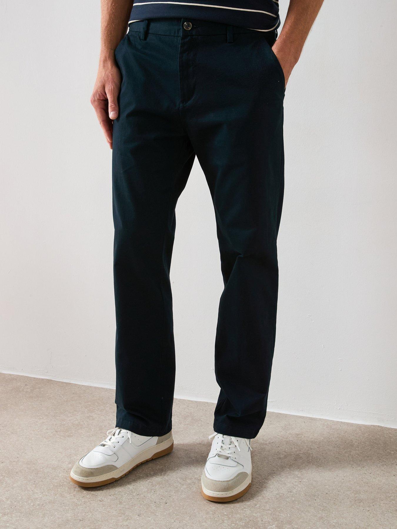 undefined Loose Fit Chino Trouser - Navy