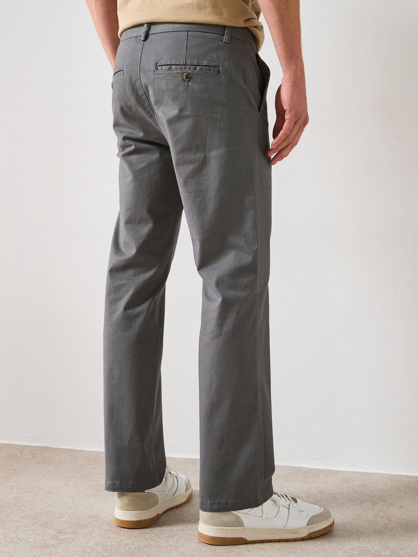 Image 2 of 6 of Very Man Loose Fit Chino Trouser - Charcoal
