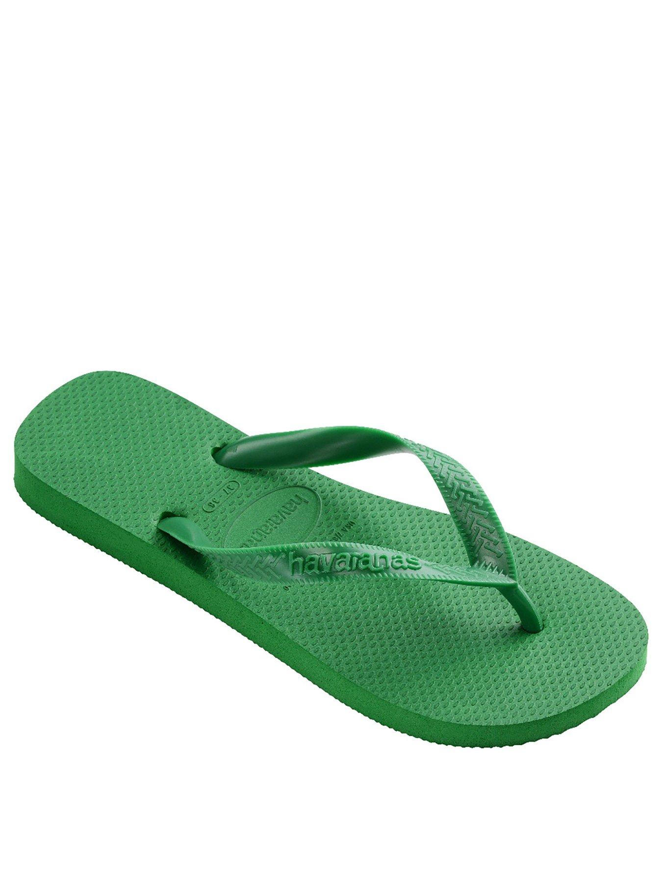 Image 2 of 5 of Havaianas Top Flip Flops - Green
