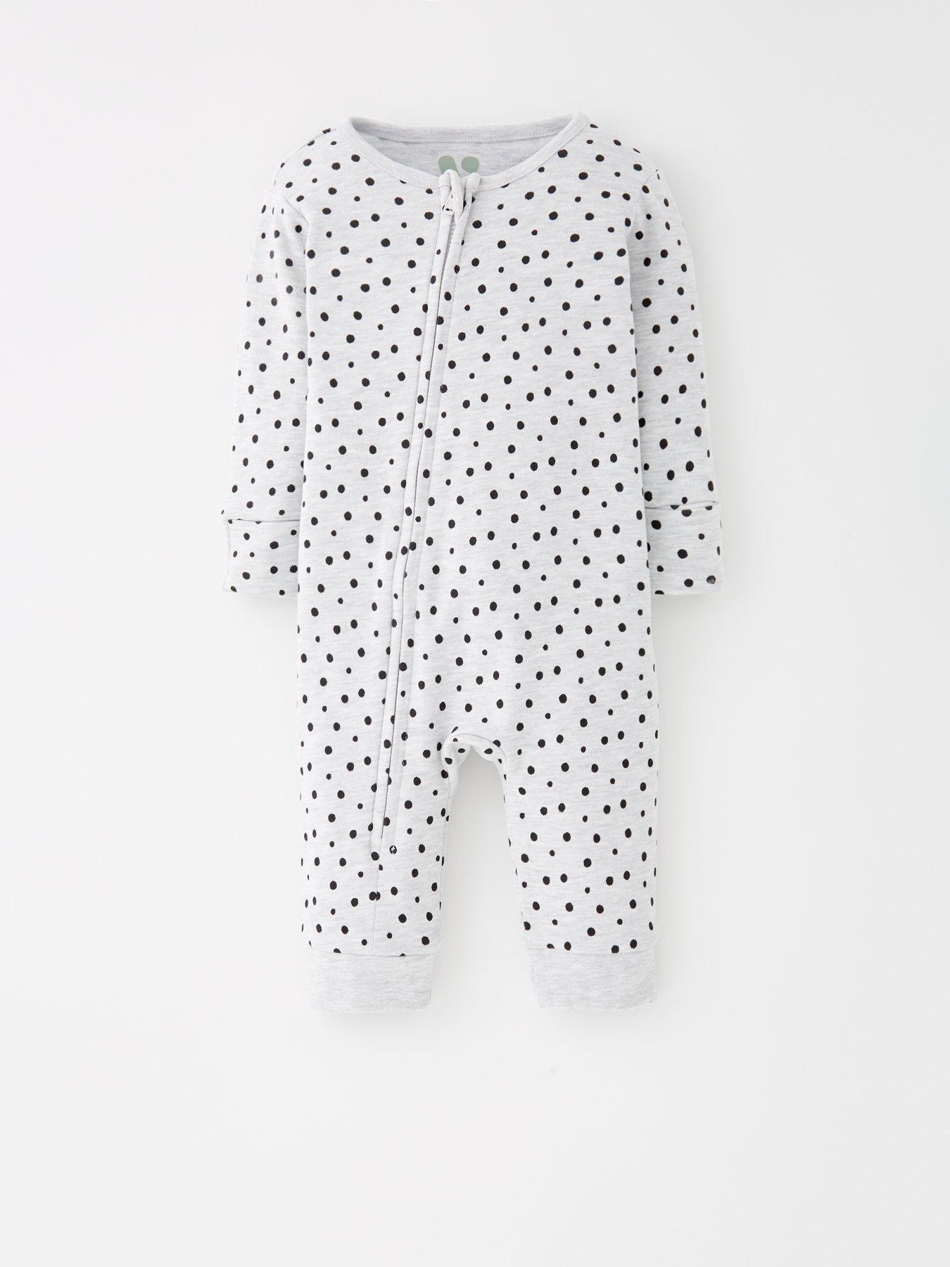 Image 4 of 5 of Mini V by Very Baby Boy Cloud Footless 3 Pack Sleepsuits - Green