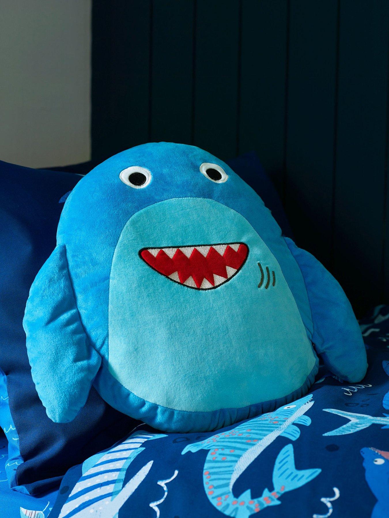 Catherine Lansfield Sheldon The Shark 3d Cushion