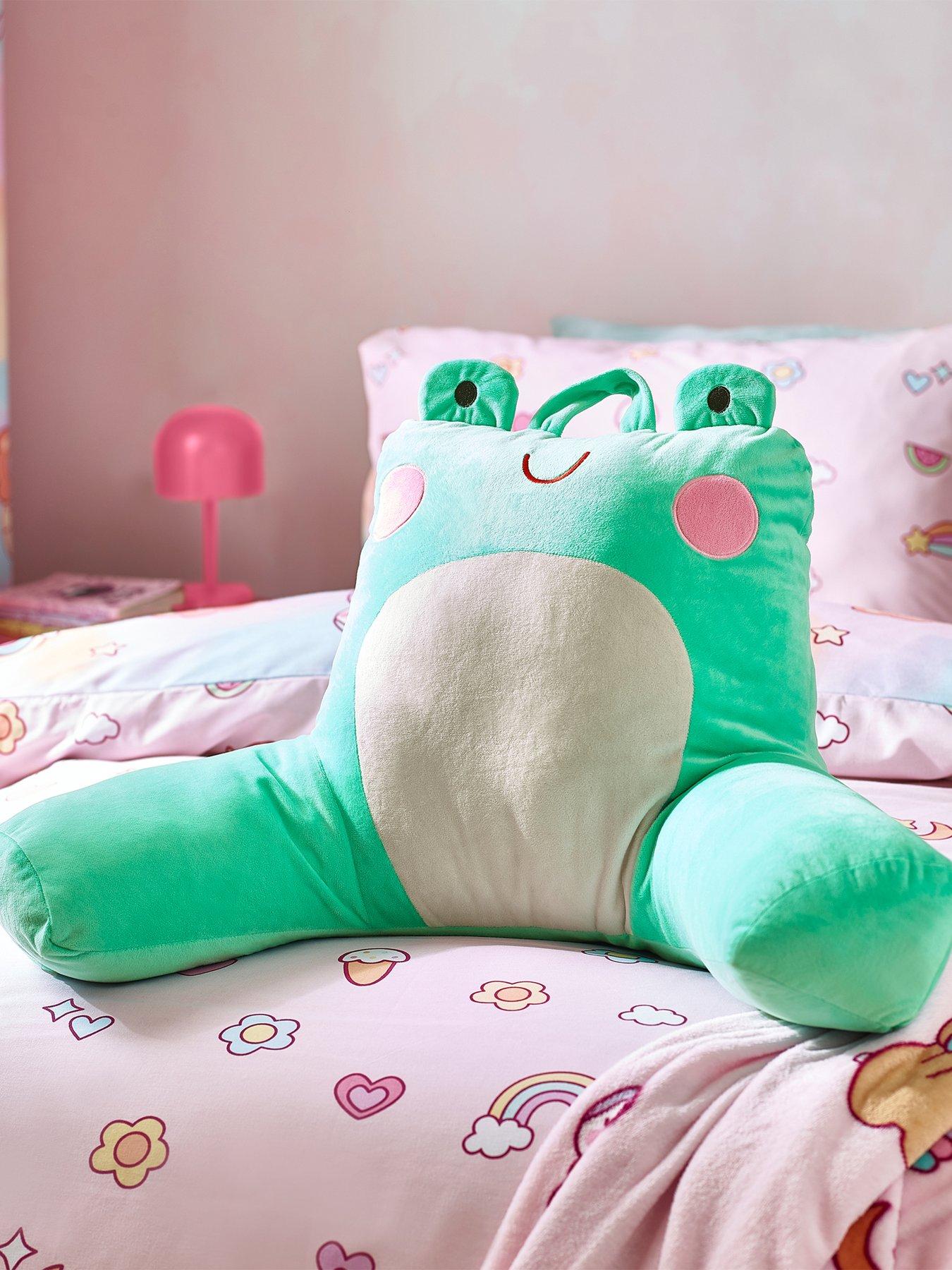 Catherine Lansfield Fran The Frog Cuddle Filled Cushion