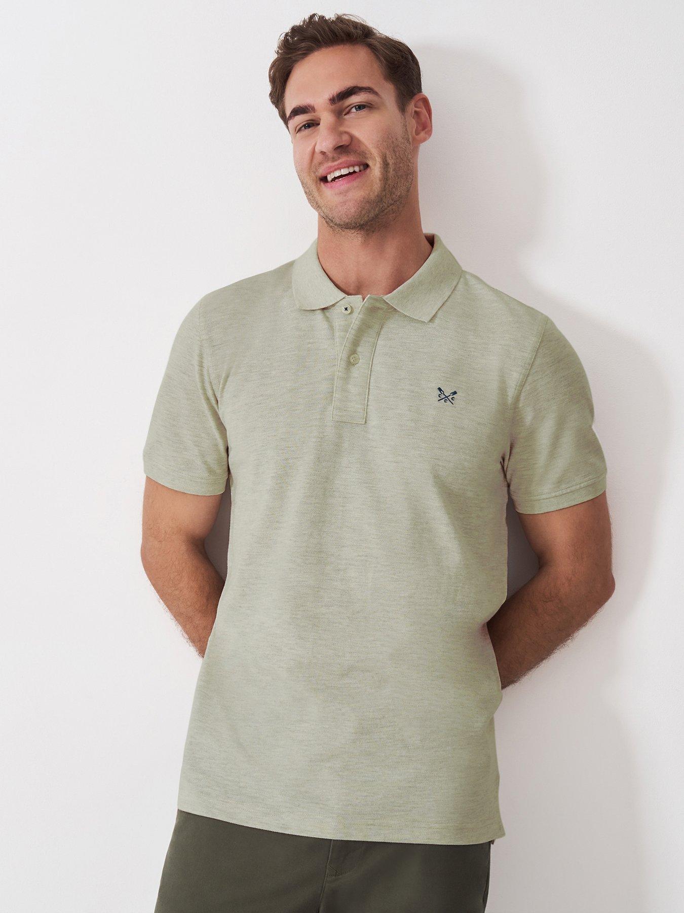 undefined Classic Pique Short Sleeve Polo Shirt - Beige