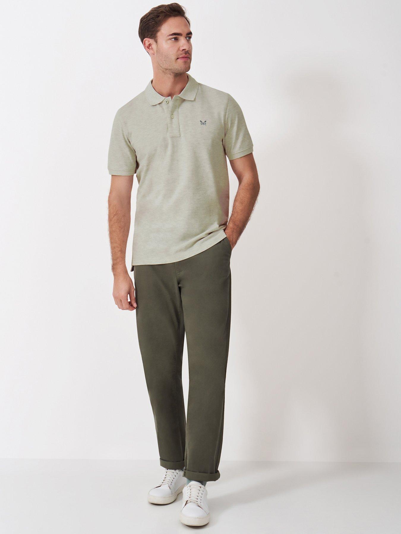 Image 3 of 5 of Crew Clothing Classic Pique Short Sleeve Polo Shirt - Beige