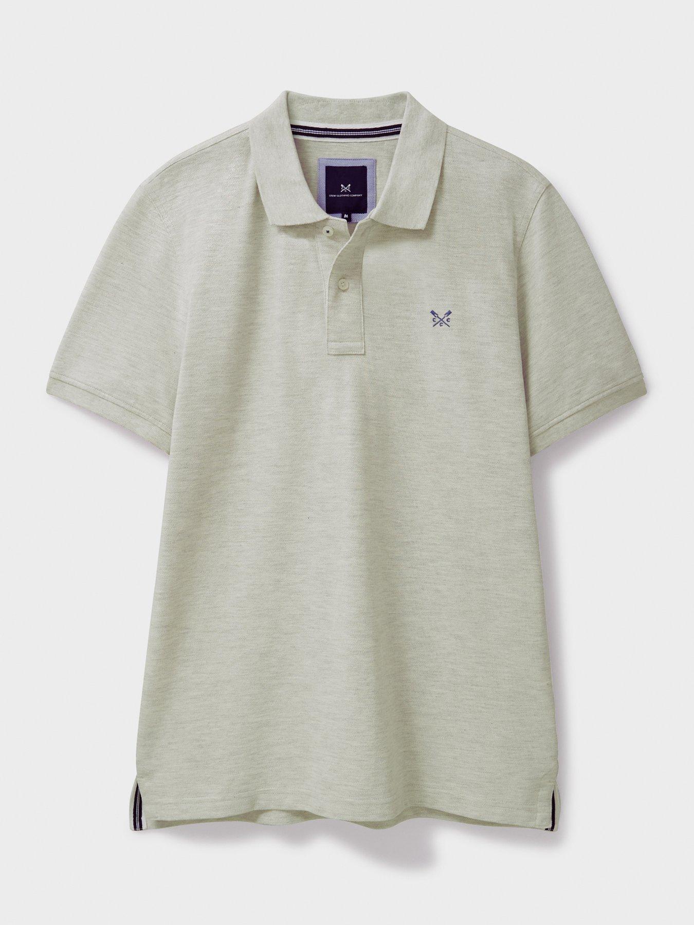 Image 5 of 5 of Crew Clothing Classic Pique Short Sleeve Polo Shirt - Beige