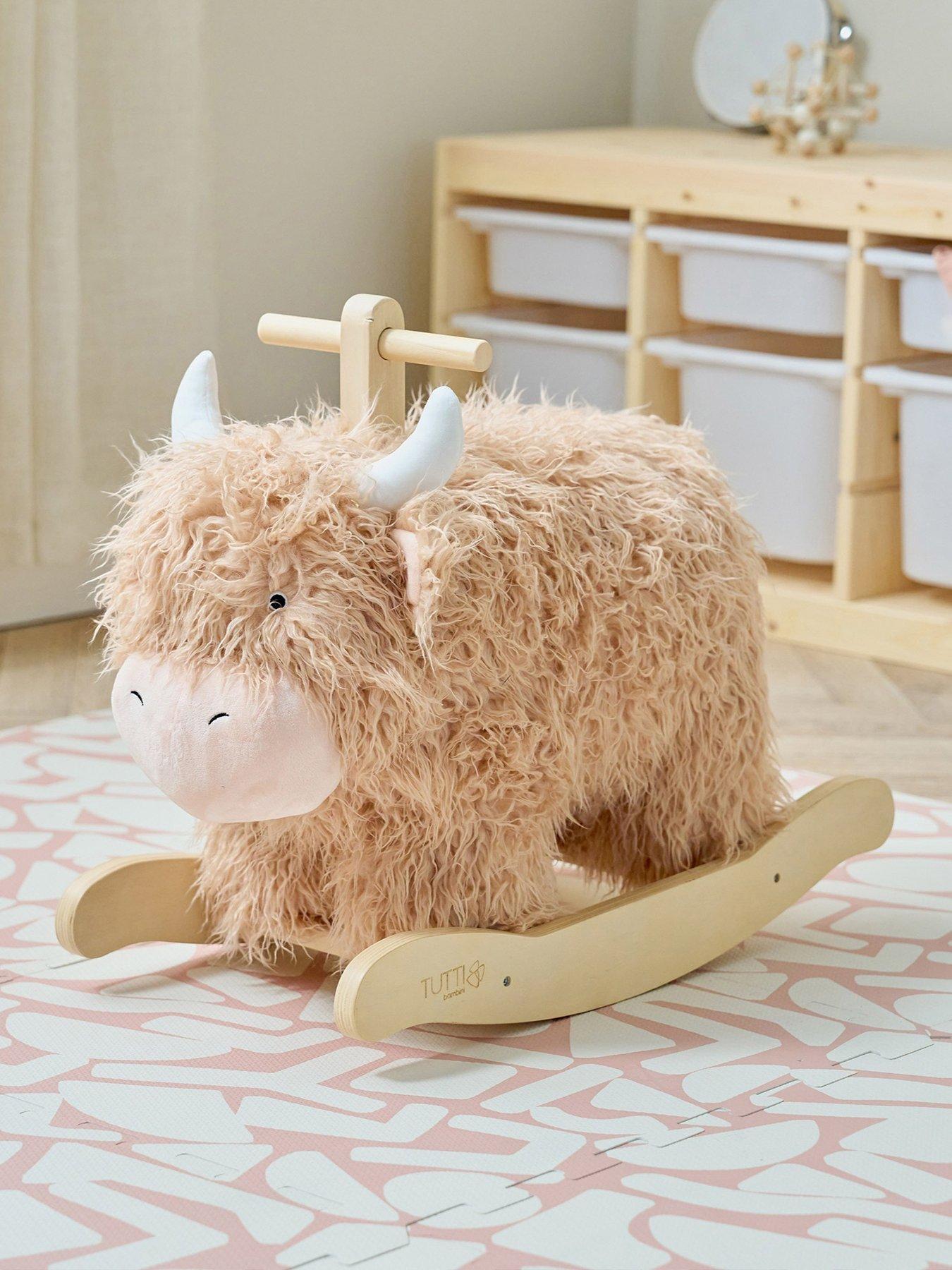 Image 1 of 5 of Tutti Bambini Douglas the Highland Cow Rocking Toy