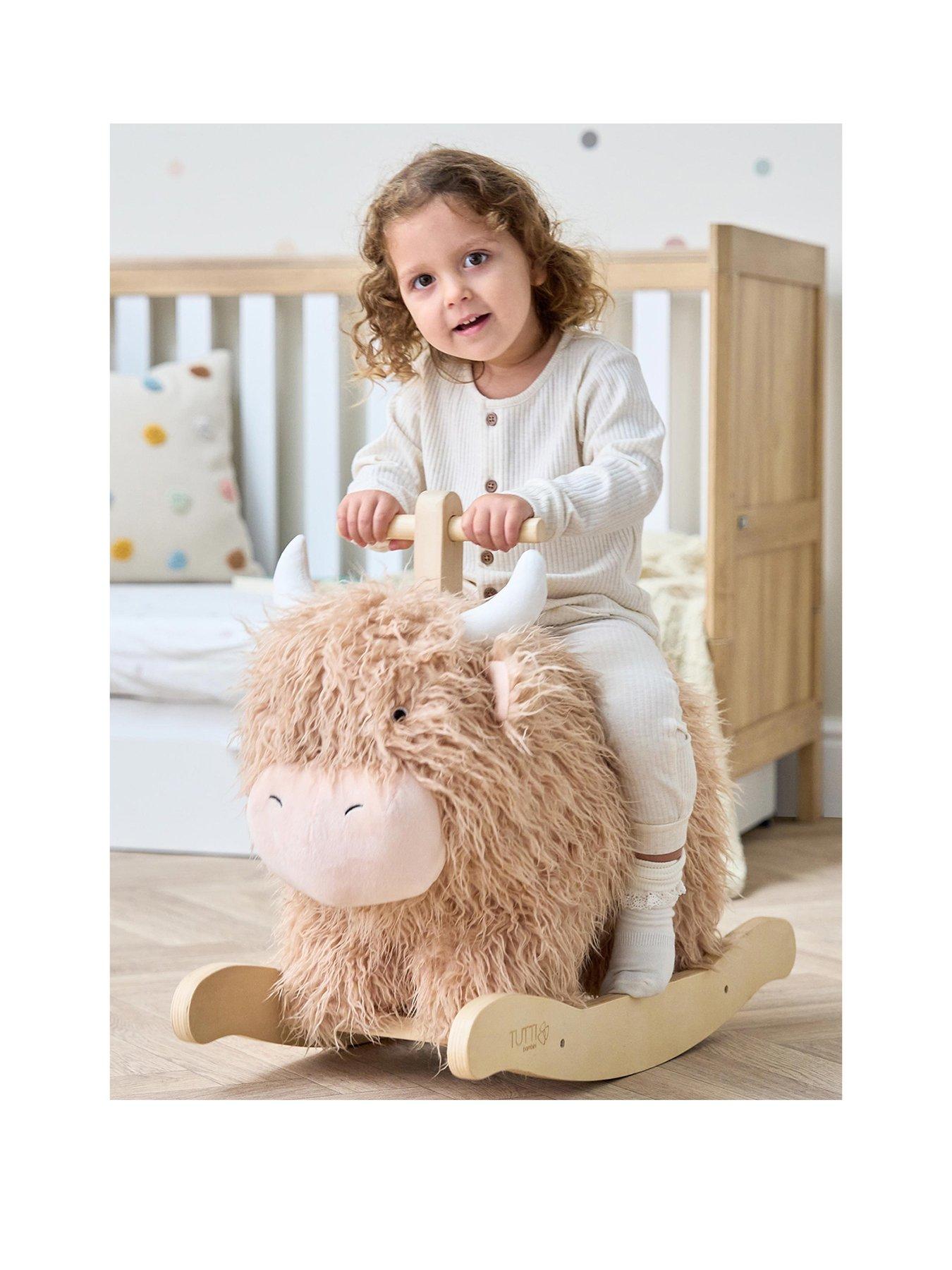Image 3 of 5 of Tutti Bambini Douglas the Highland Cow Rocking Toy