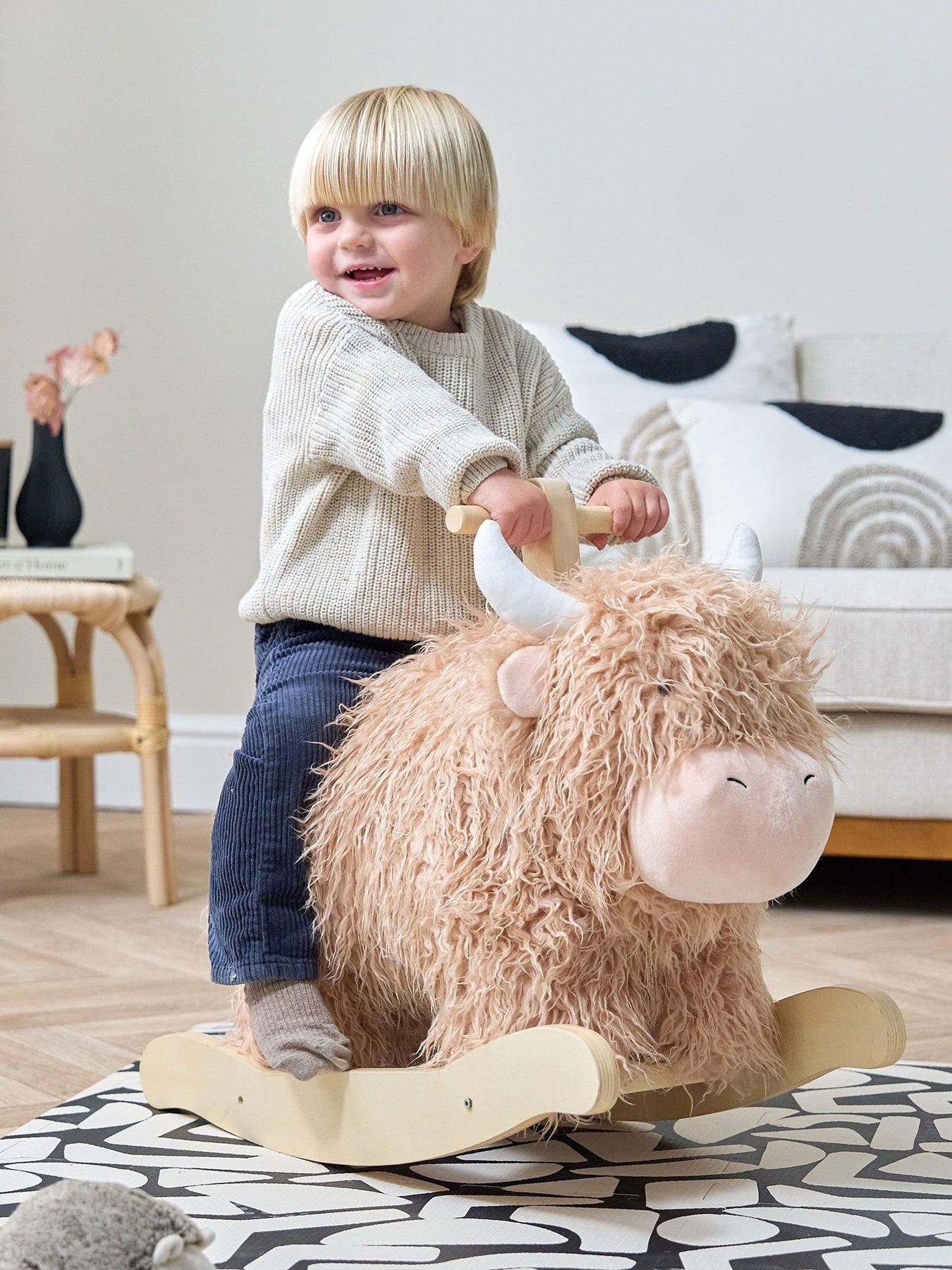 Image 4 of 5 of Tutti Bambini Douglas the Highland Cow Rocking Toy