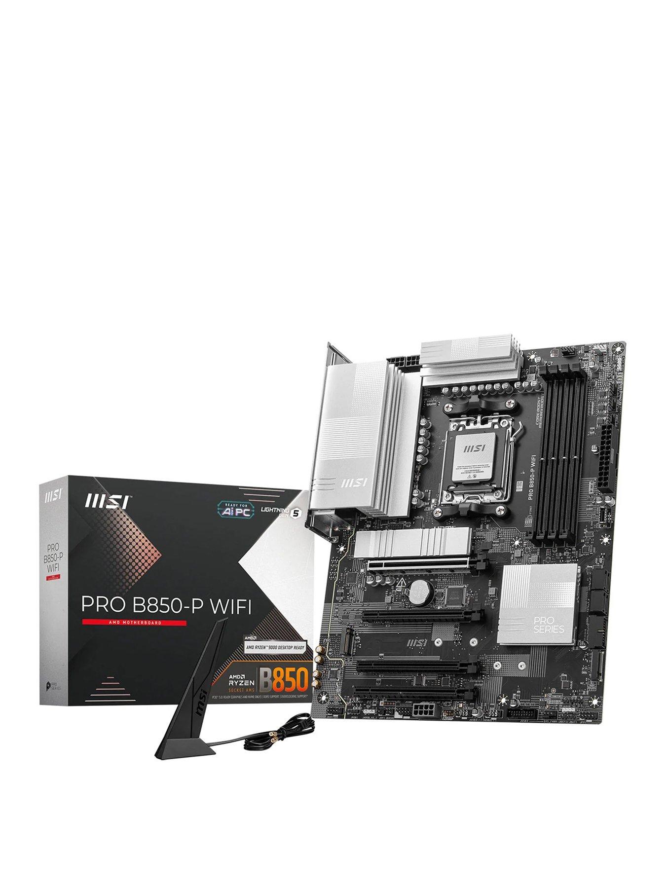 Image 1 of 4 of MSI AM5 Pro B850-P Wifi Motherboard