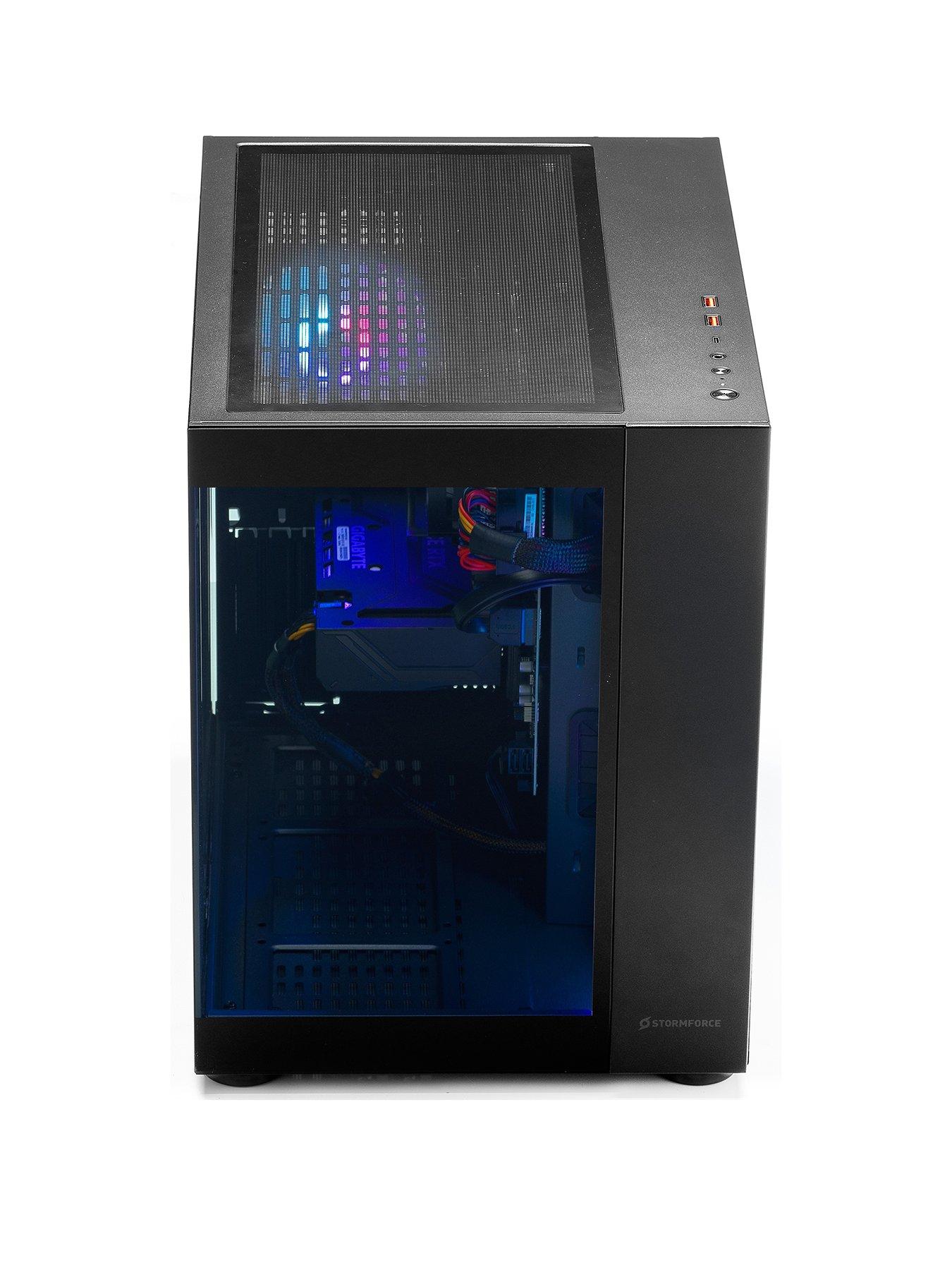 undefined FV150 Gaming Desktop - GeForce RTX 4060 Ti, Intel Core i5, 32GB RAM, 1TB SSD - Black