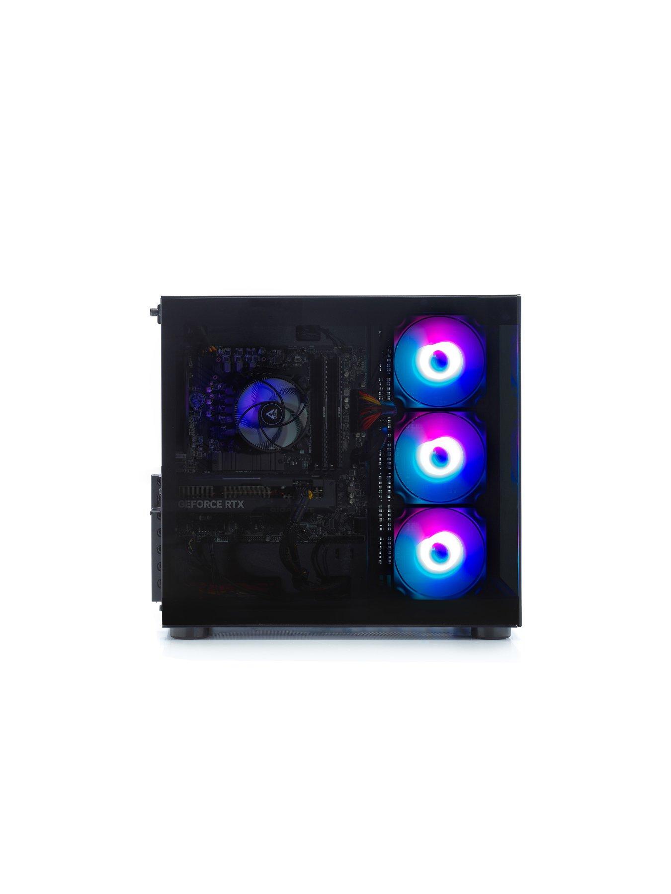 Image 4 of 6 of Stormforce FV150 Gaming Desktop - GeForce RTX 4060 Ti, Intel Core i5, 32GB RAM, 1TB SSD - Black