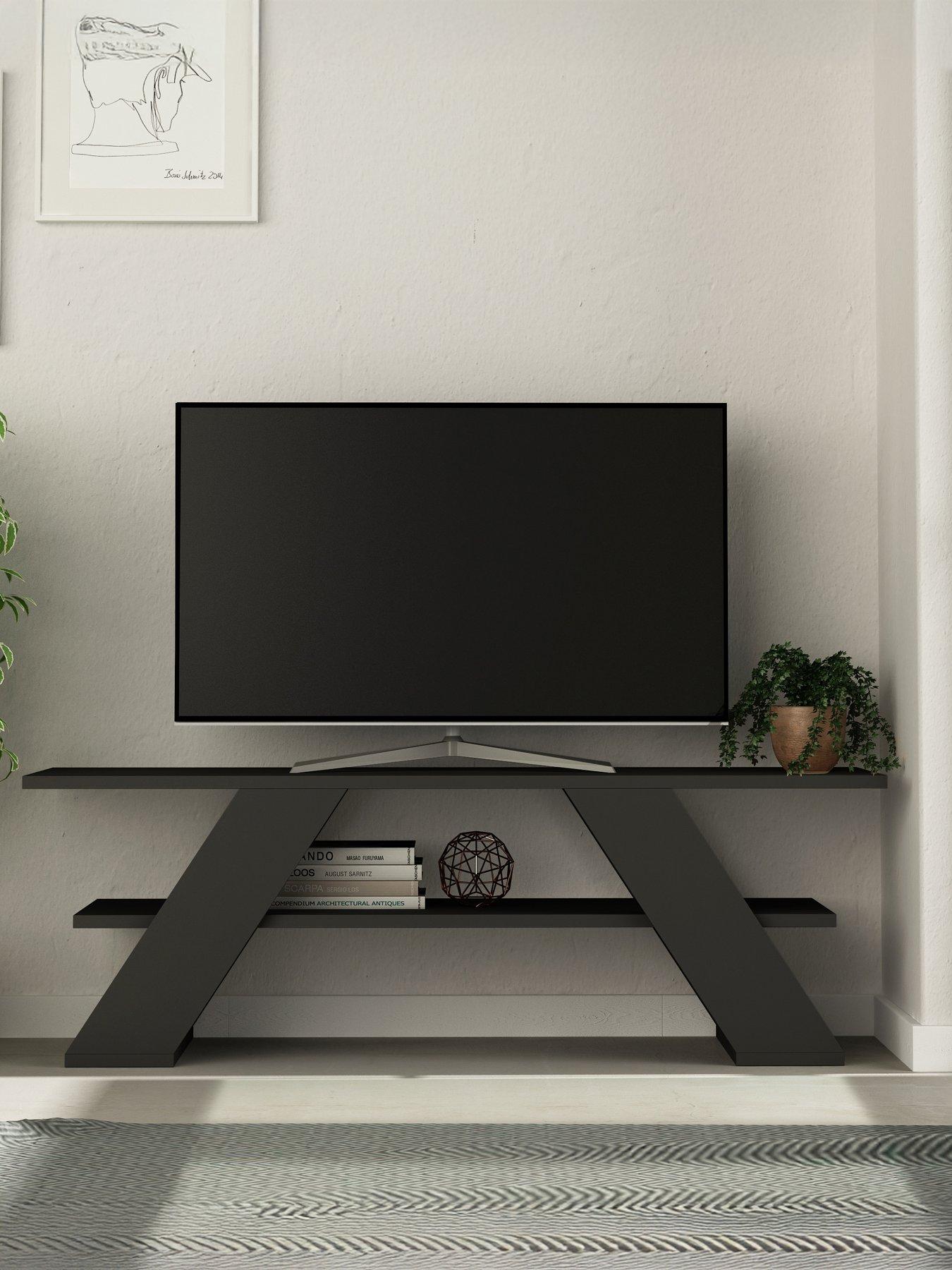 Image 1 of 8 of Decortie Farfalla Tv Stand - Anthracite