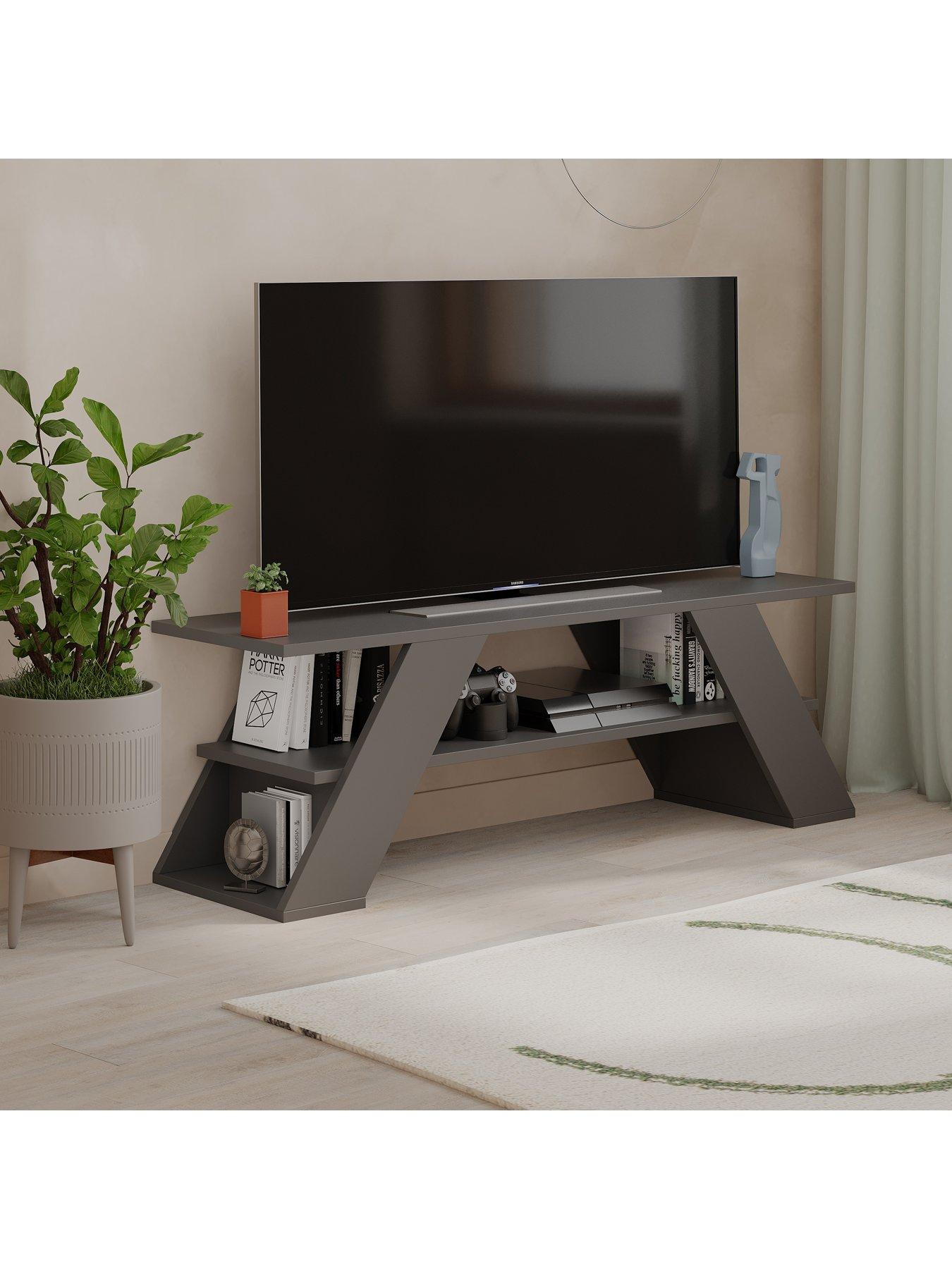 Image 4 of 8 of Decortie Farfalla Tv Stand - Anthracite