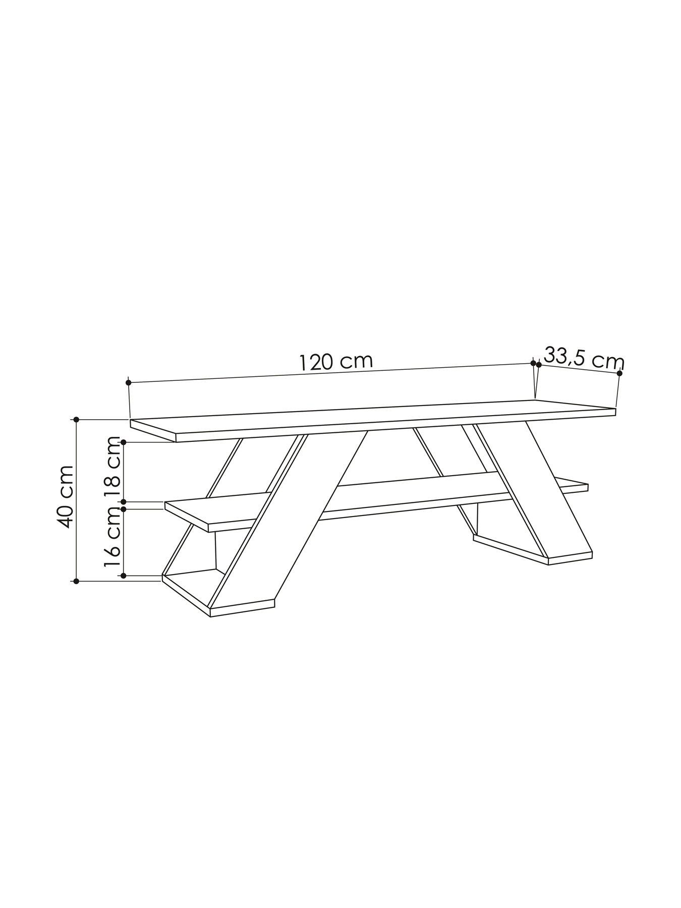 Image 5 of 8 of Decortie Farfalla Tv Stand - Anthracite