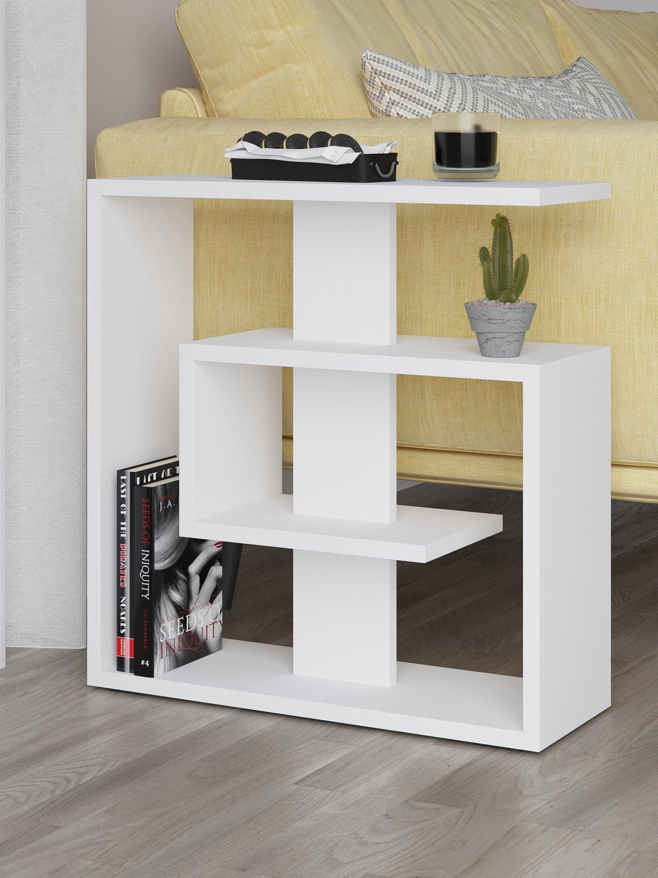 Image 1 of 7 of Decortie Saly Side Table - White