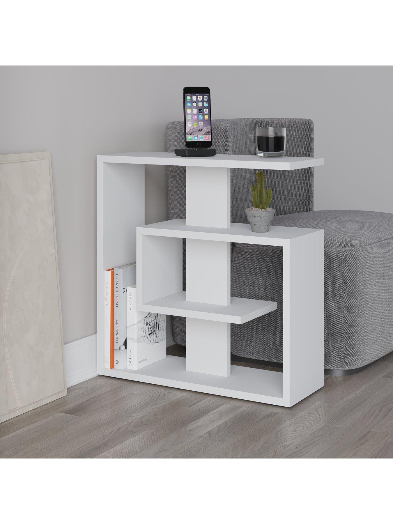 Image 3 of 7 of Decortie Saly Side Table - White