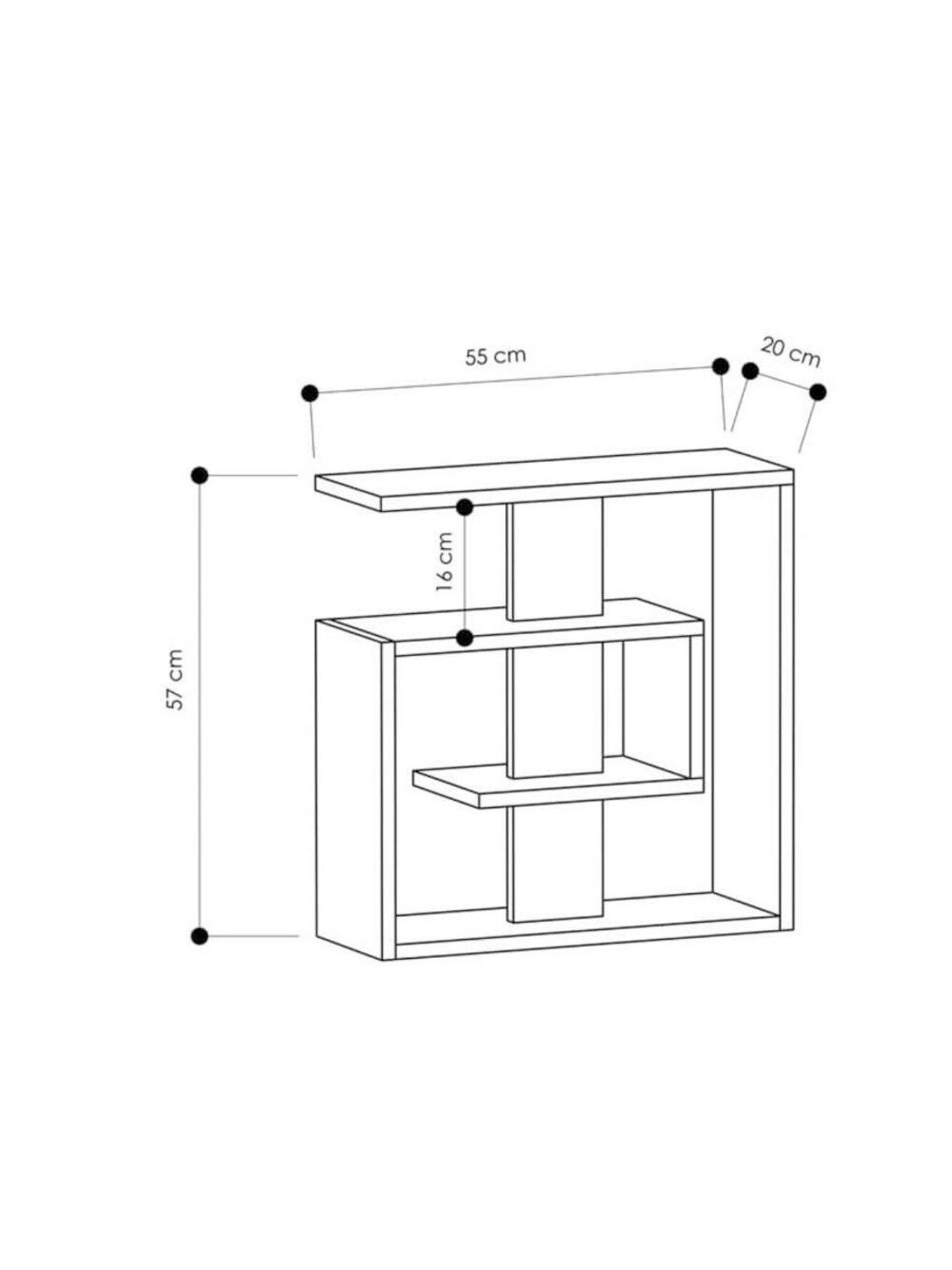 Image 6 of 7 of Decortie Saly Side Table - White