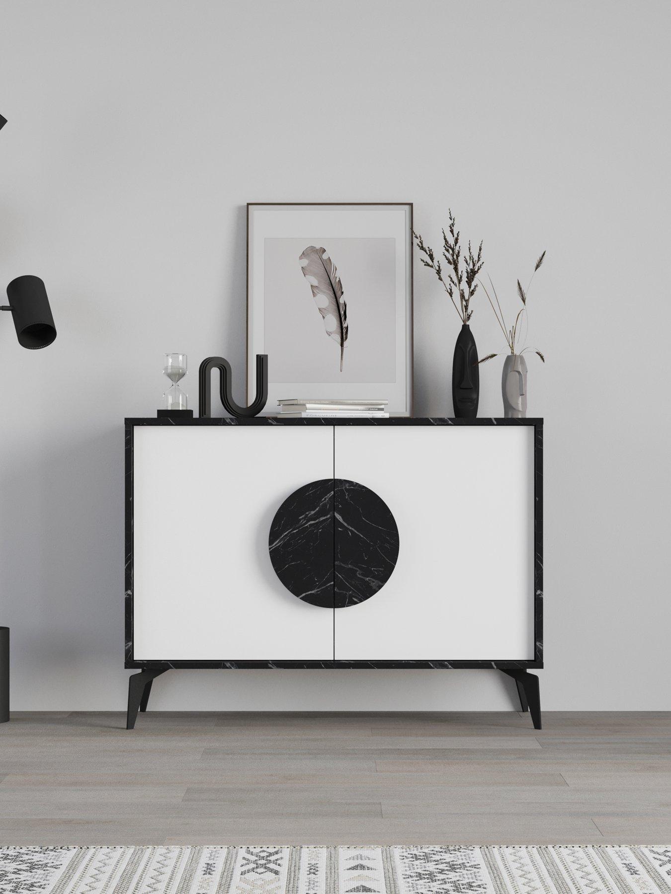 undefined Gora Sideboard - Black/white